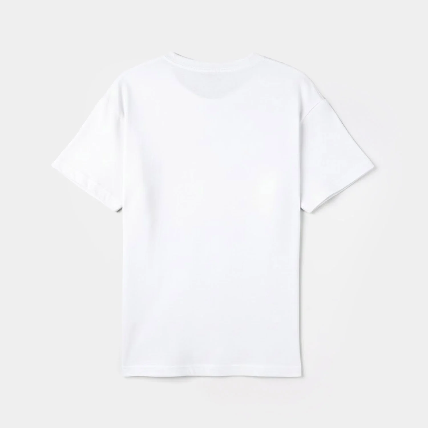 Girls Jersey/Terry T-Shirt (Believe) - White - Image 4