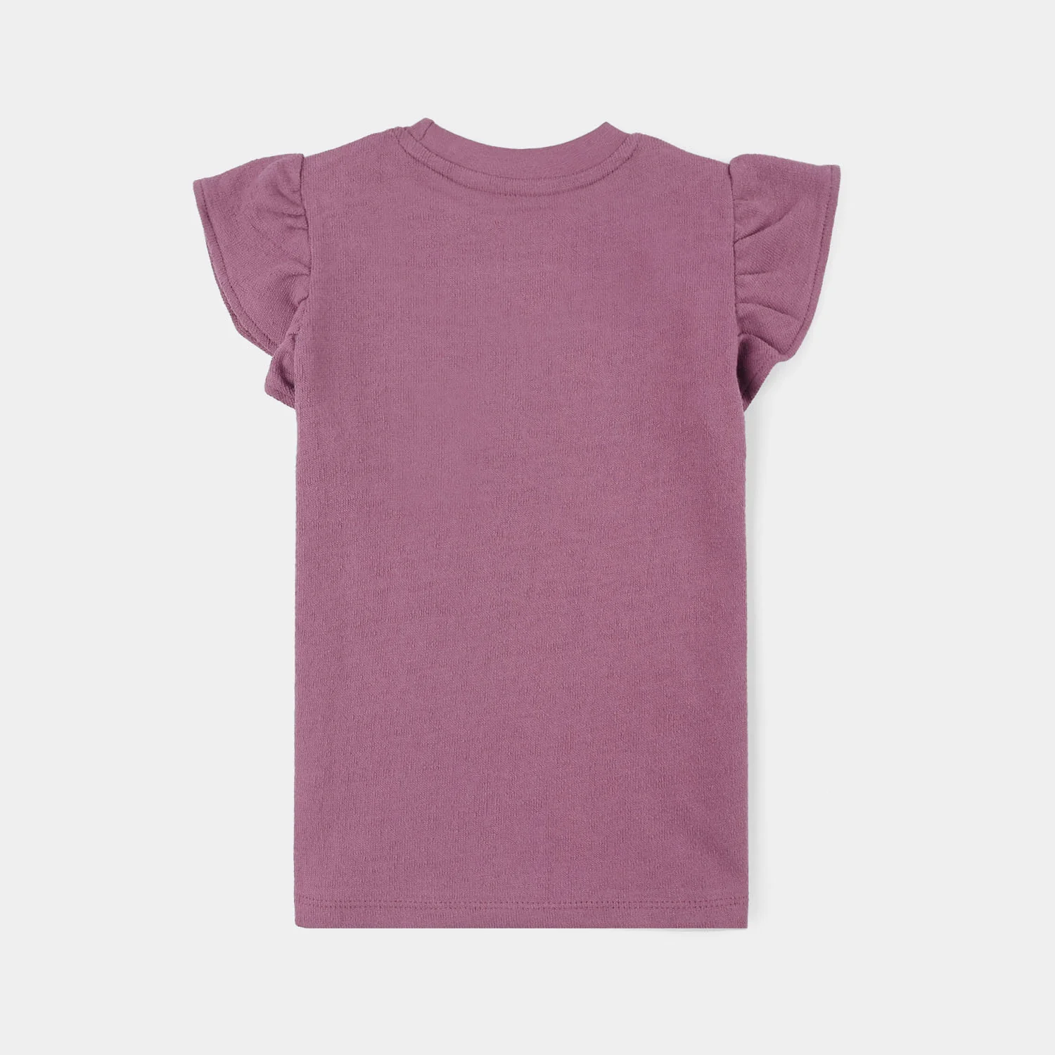 Girls Jersey/Terry T-Shirt (Bloom) - Purple - Image 4