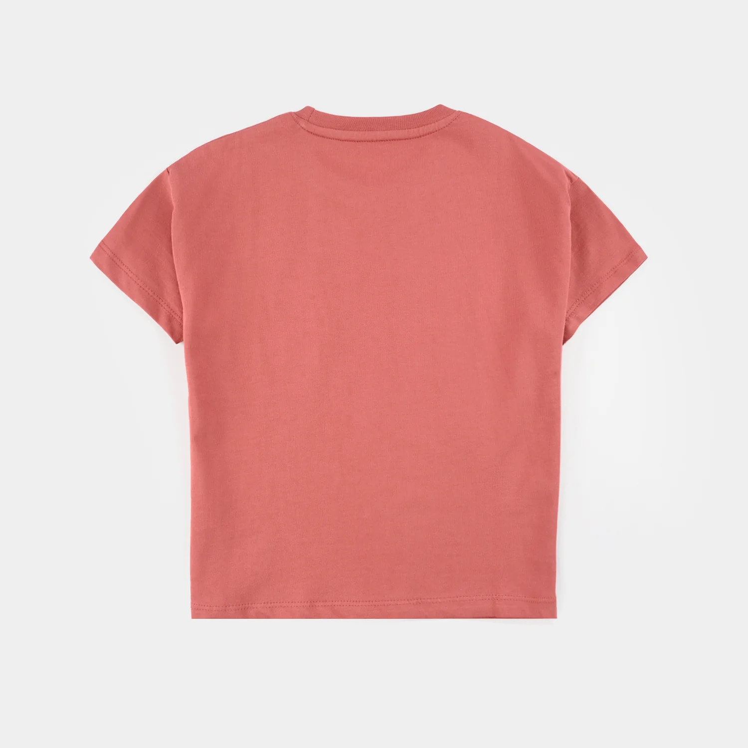 Girls Jersey/Terry T-Shirt (Fresh Start) - Faded Rose - Image 4