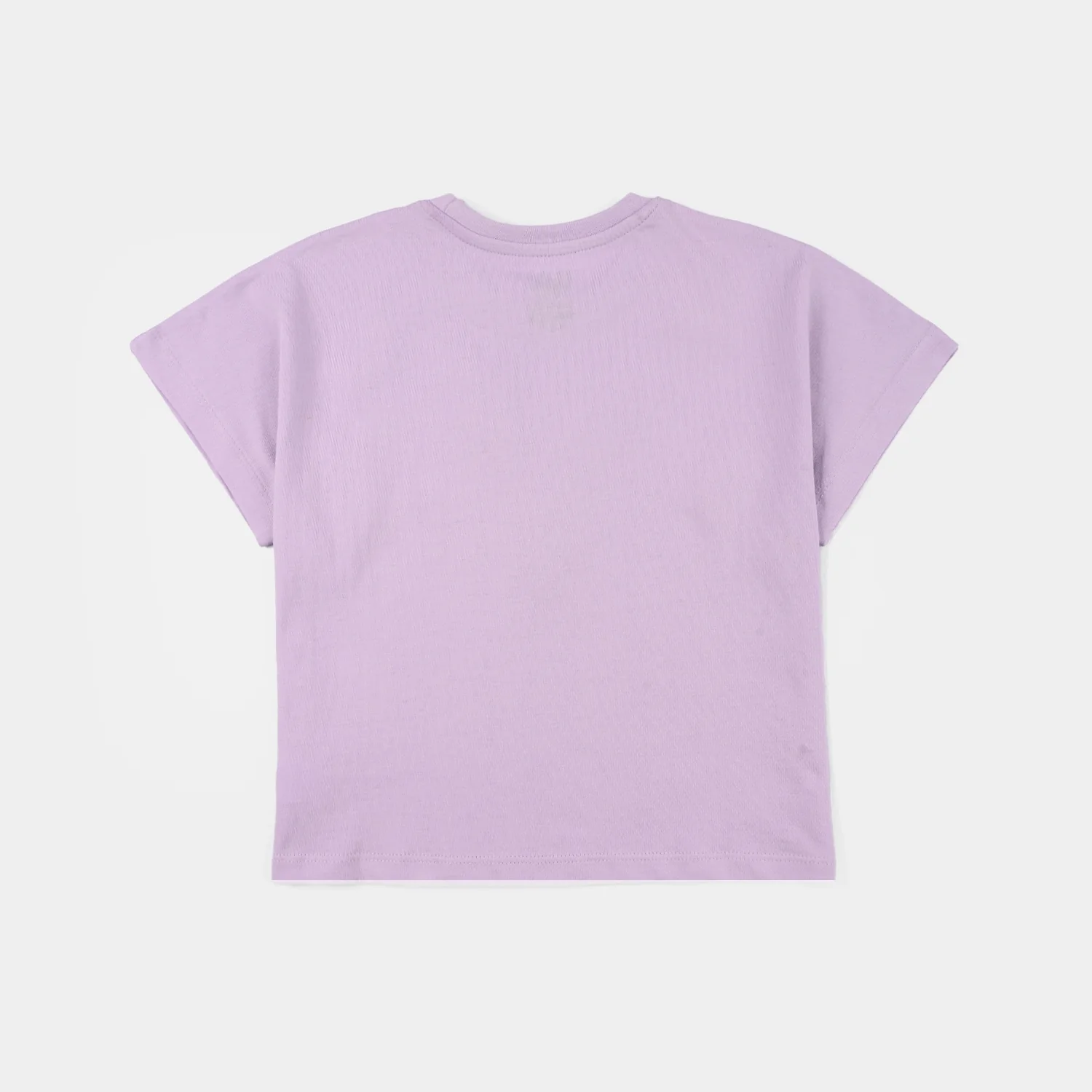 Girls Jersey/Terry T-Shirt (Fruits) - Pastel Lilac - Image 4