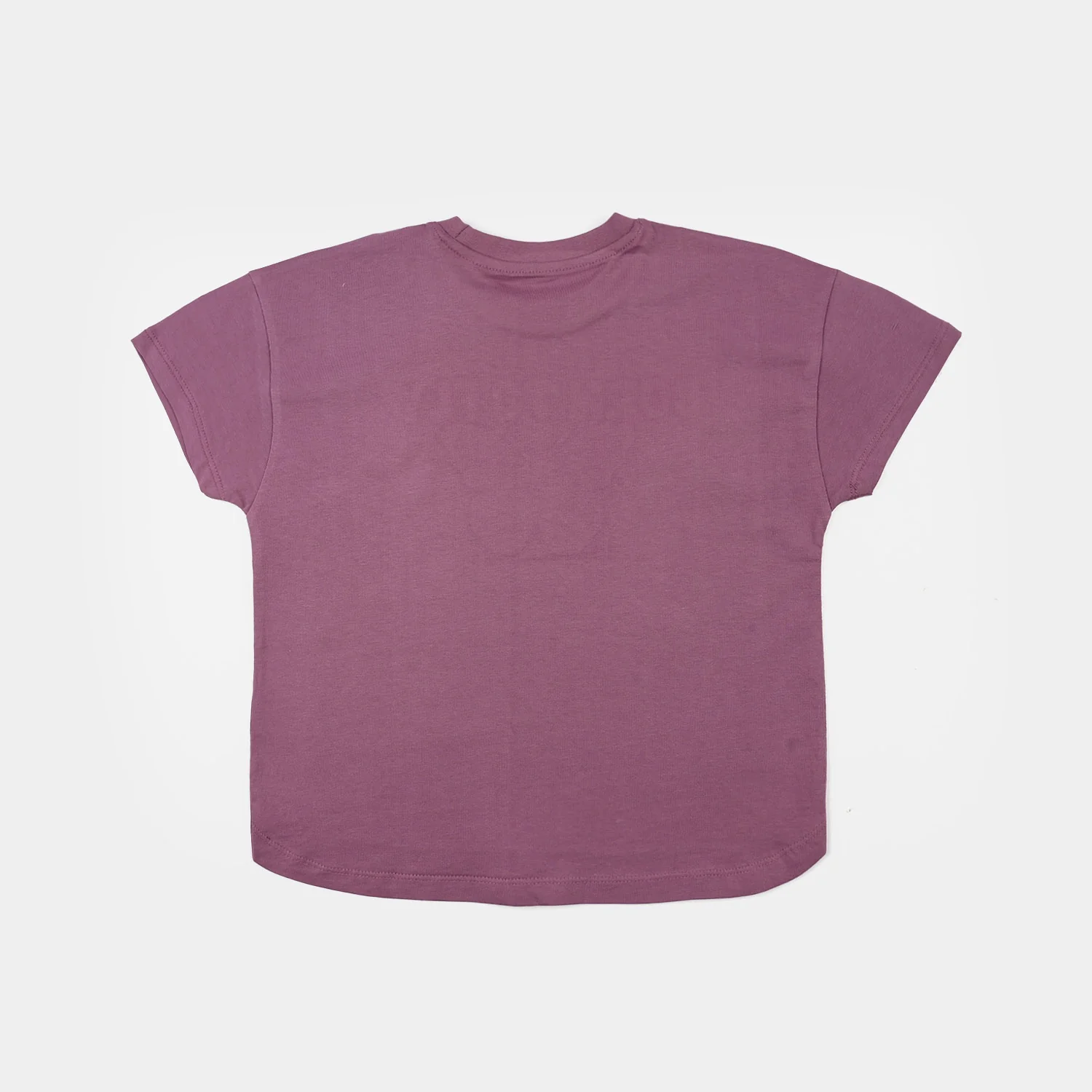 Girls Jersey/Terry T-Shirt - Purple - Image 3