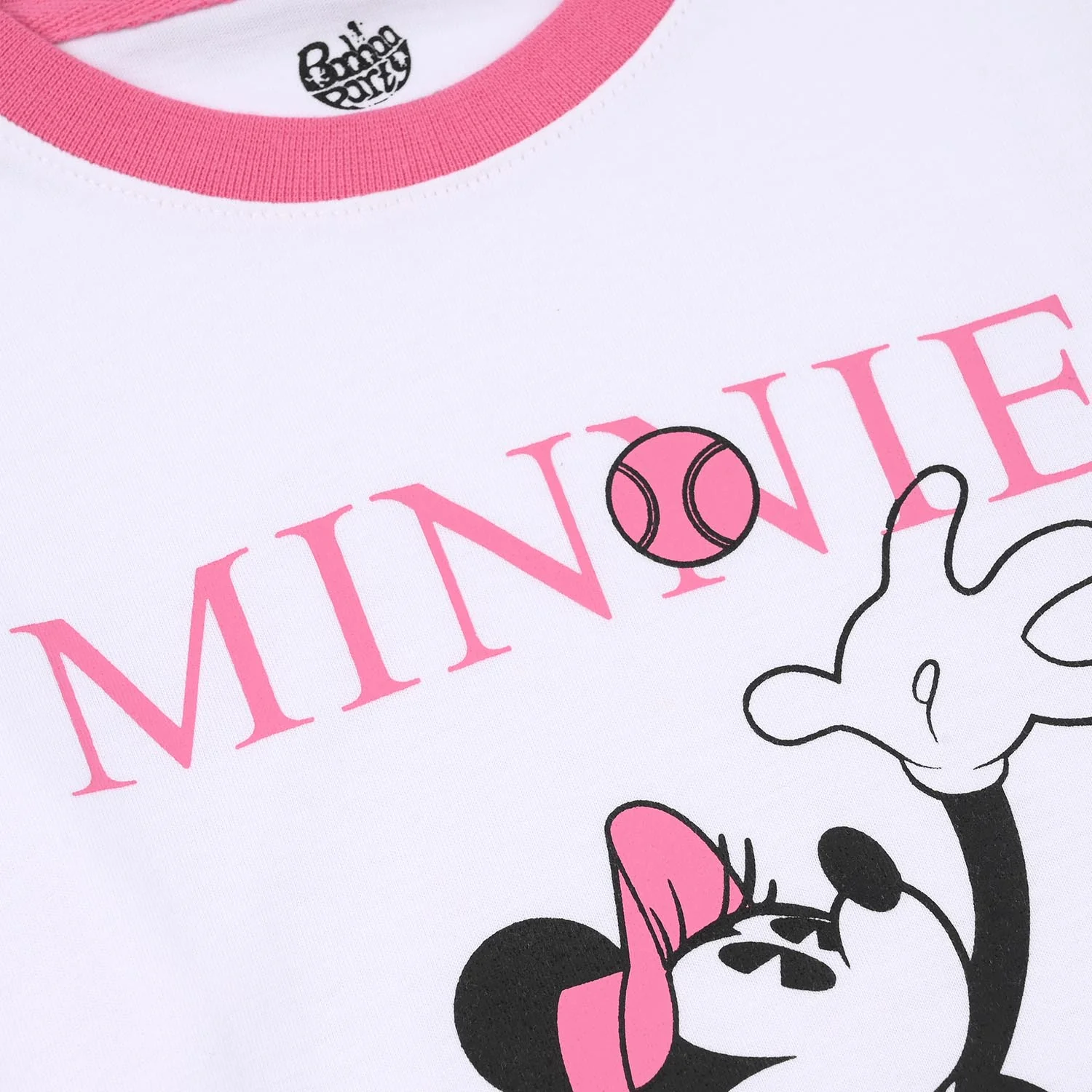 Girls Jersey/Terry T-Shirt Character - White - Image 3