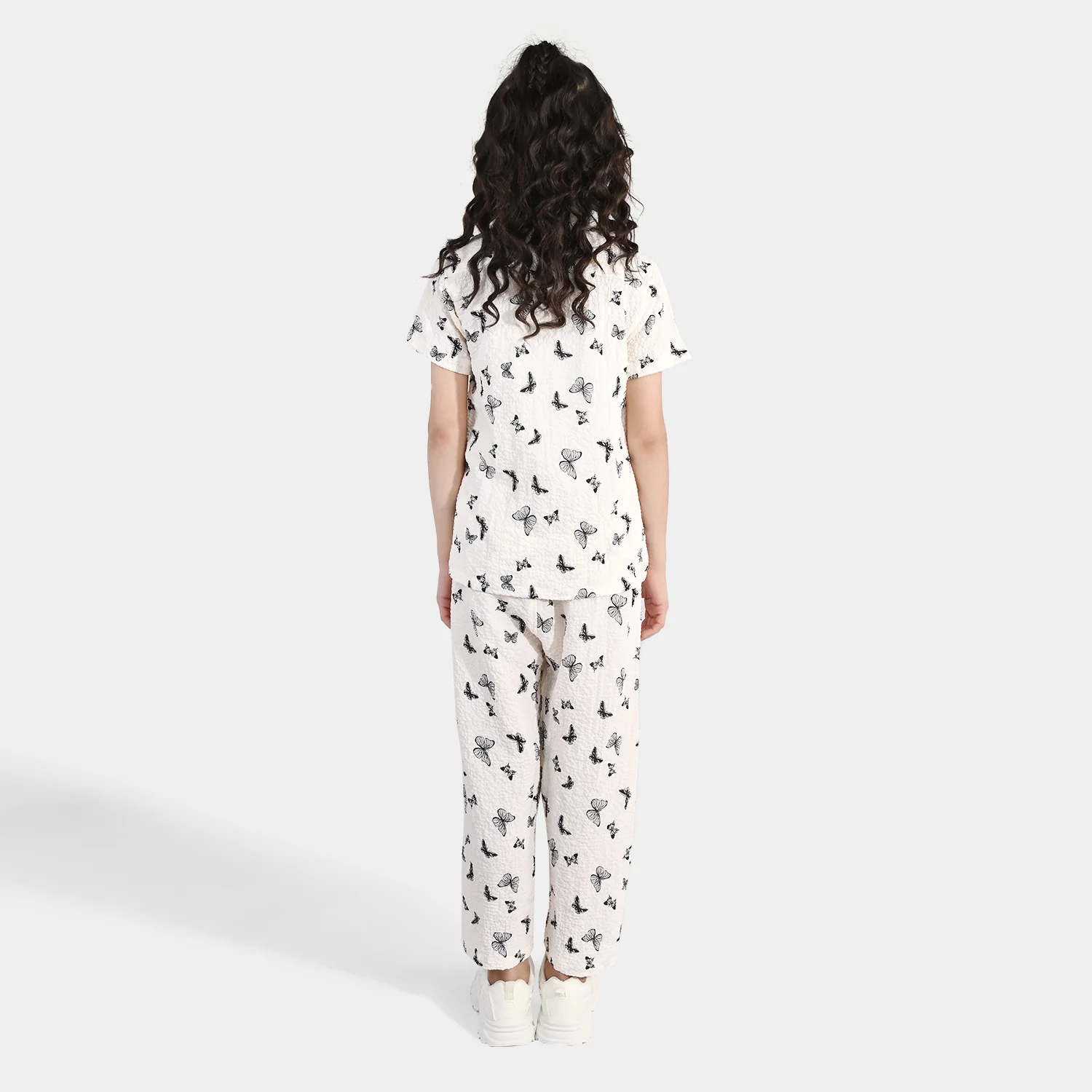 Girls Linen Viscose Nightwear Butterfly - Image 5