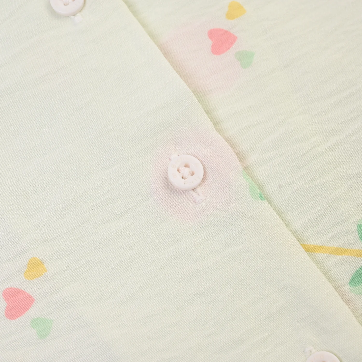 Girls Linen Viscose Nightwear-Heart & Bow - Image 4