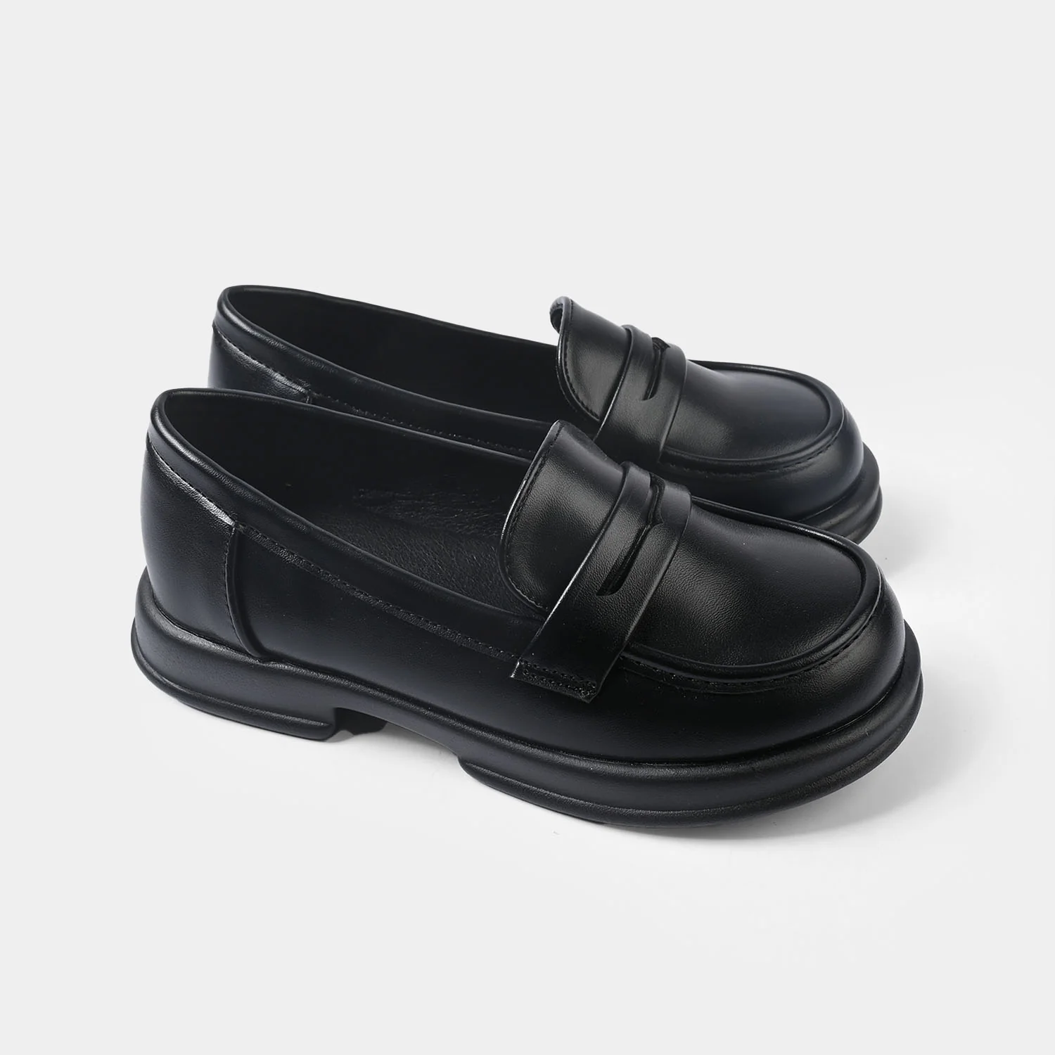 Girls Loafer 128-6-BLACK - Image 4