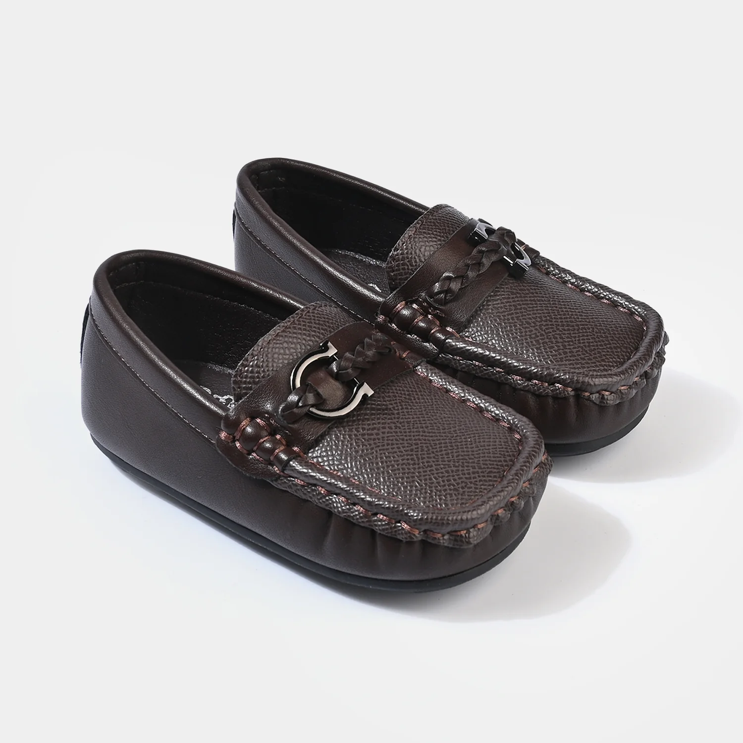 Girls Loafer H2403-L10-Brown - Image 3