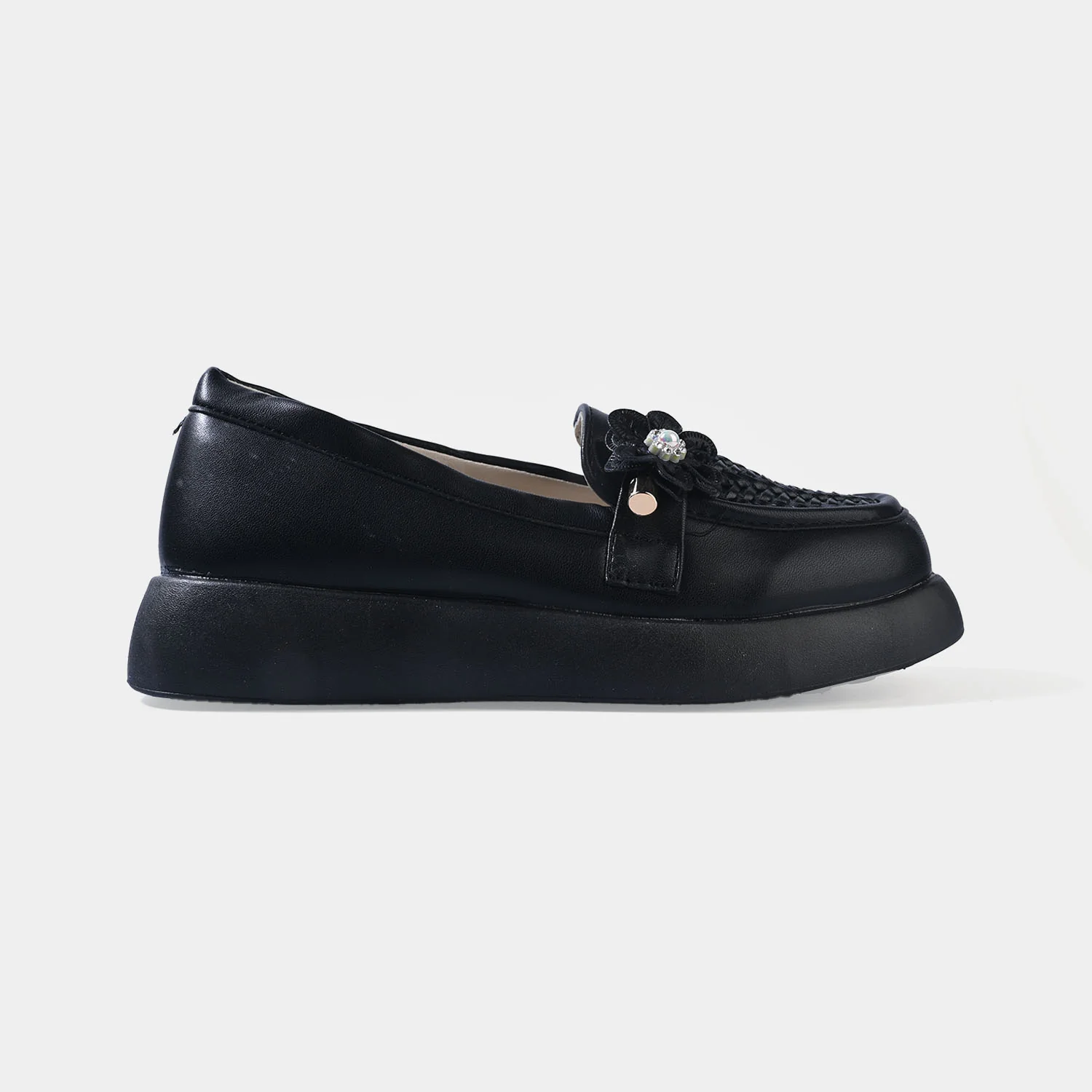 Girls Loafer YY-01-BLACK - Image 3