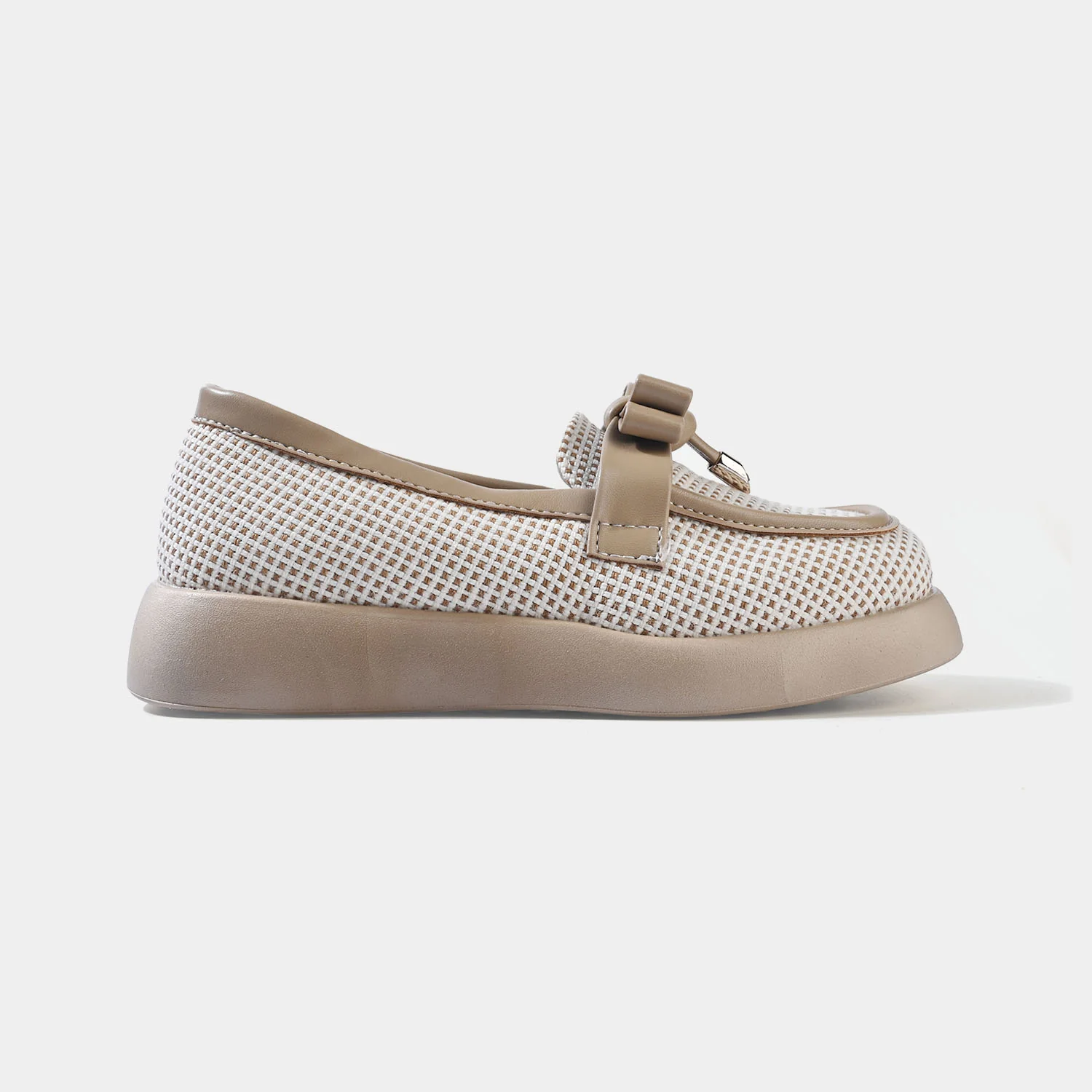 Girls Loafer YY-02-KHAKI - Image 4
