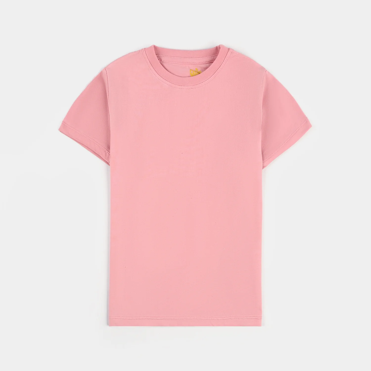 Girls Lycra Jersey Basic T-Shirt - Candy Pink
