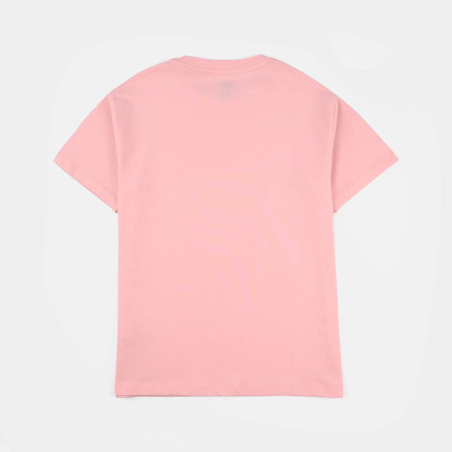 Girls Lycra Jersey Basic T-Shirt - Pink - Image 4