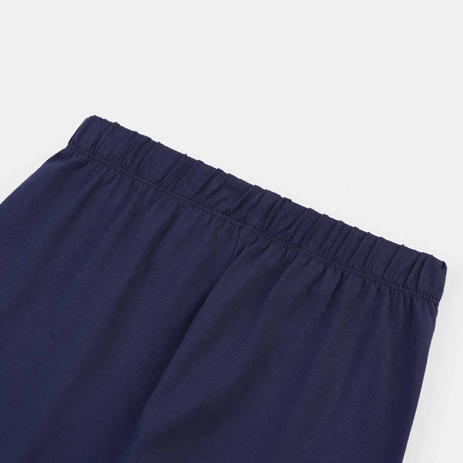 Girls Lycra Jersey EMB Tights FLOWER-NAVY - Image 2