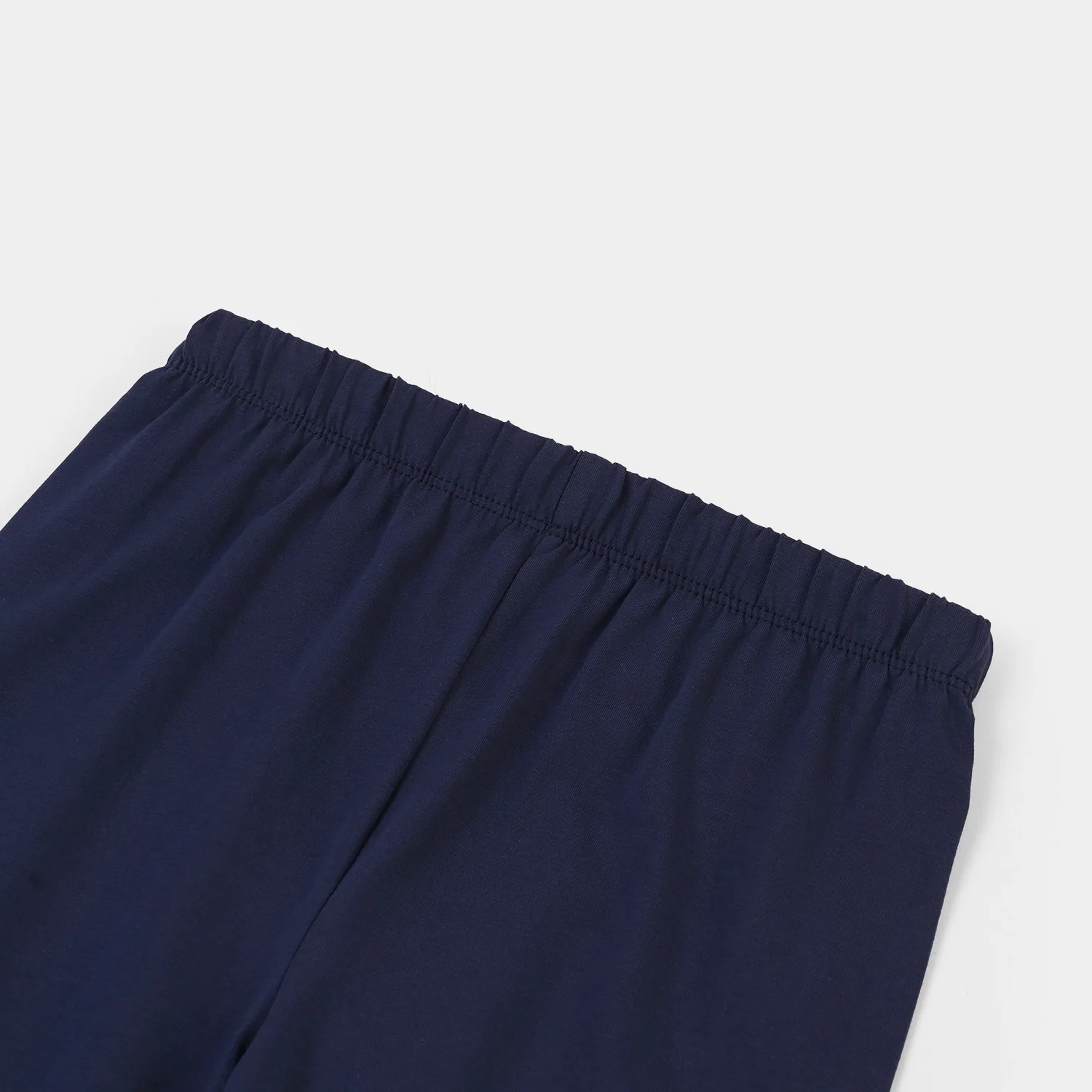 Girls Lycra Jersey Plain Tights Navy - Image 3