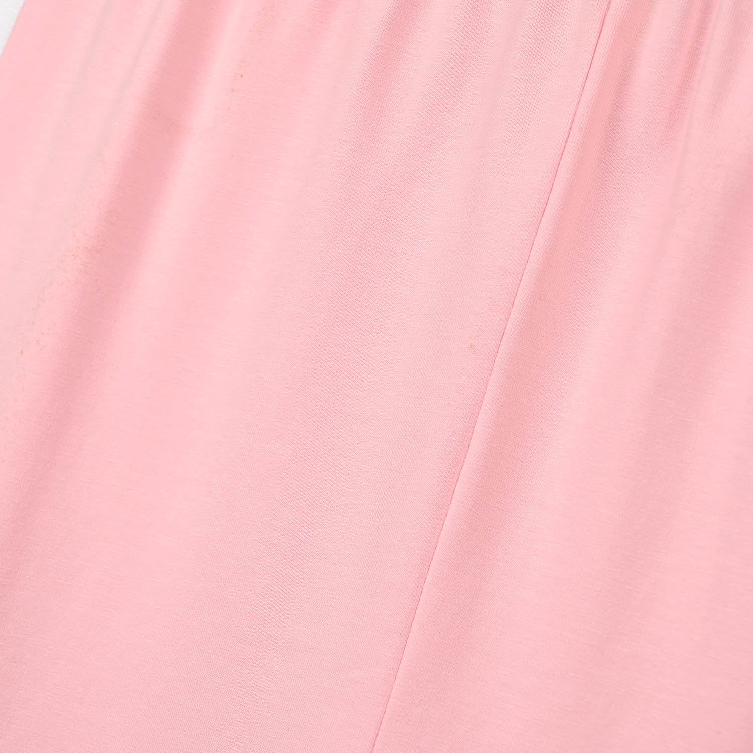 Girls Lycra Jersey Plain Tights - Pink - Image 2