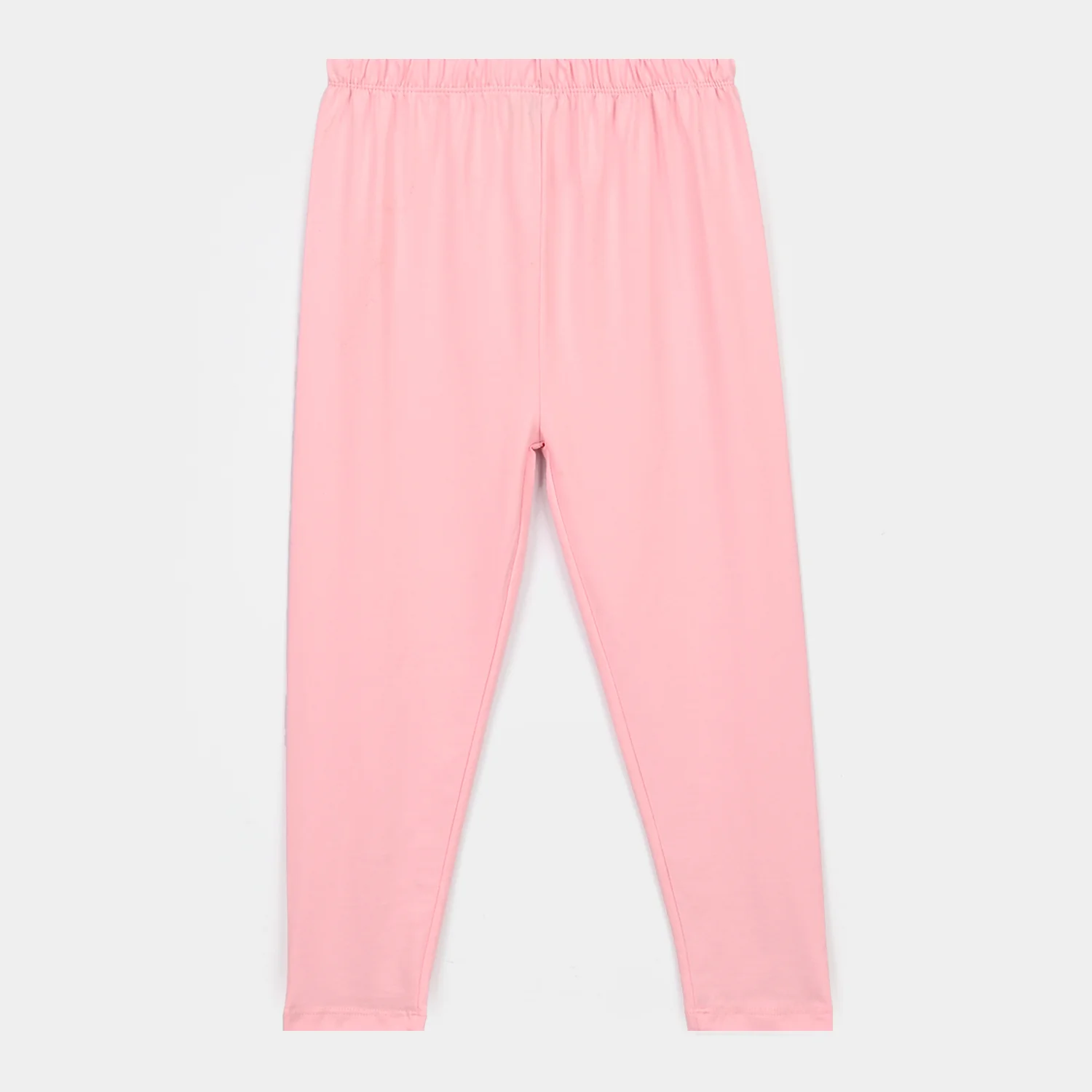 Girls Lycra Jersey Plain Tights - Pink - Image 3