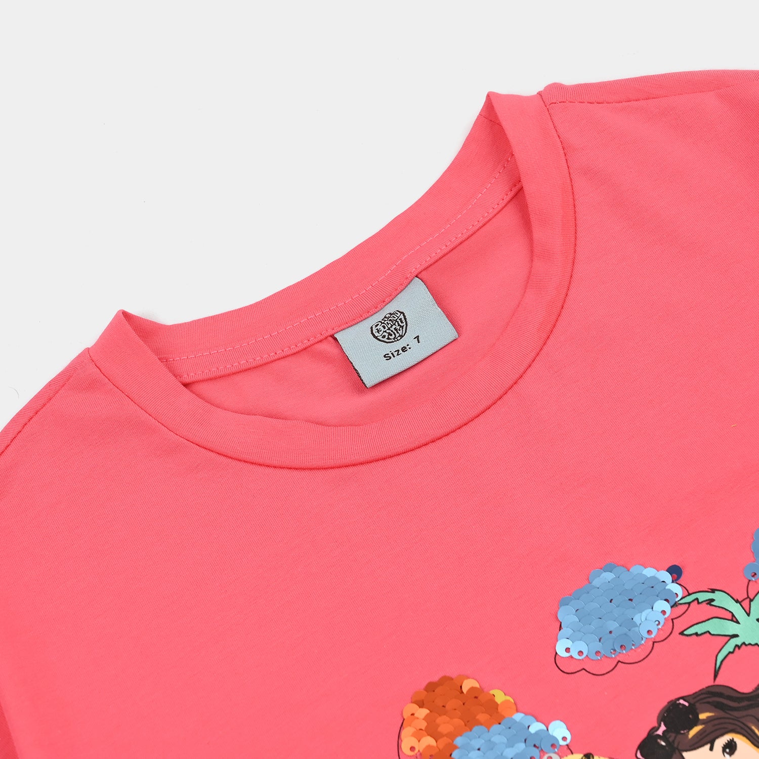 Girls Lycra Jersey T-Shirt Character-M.Pink - Image 3