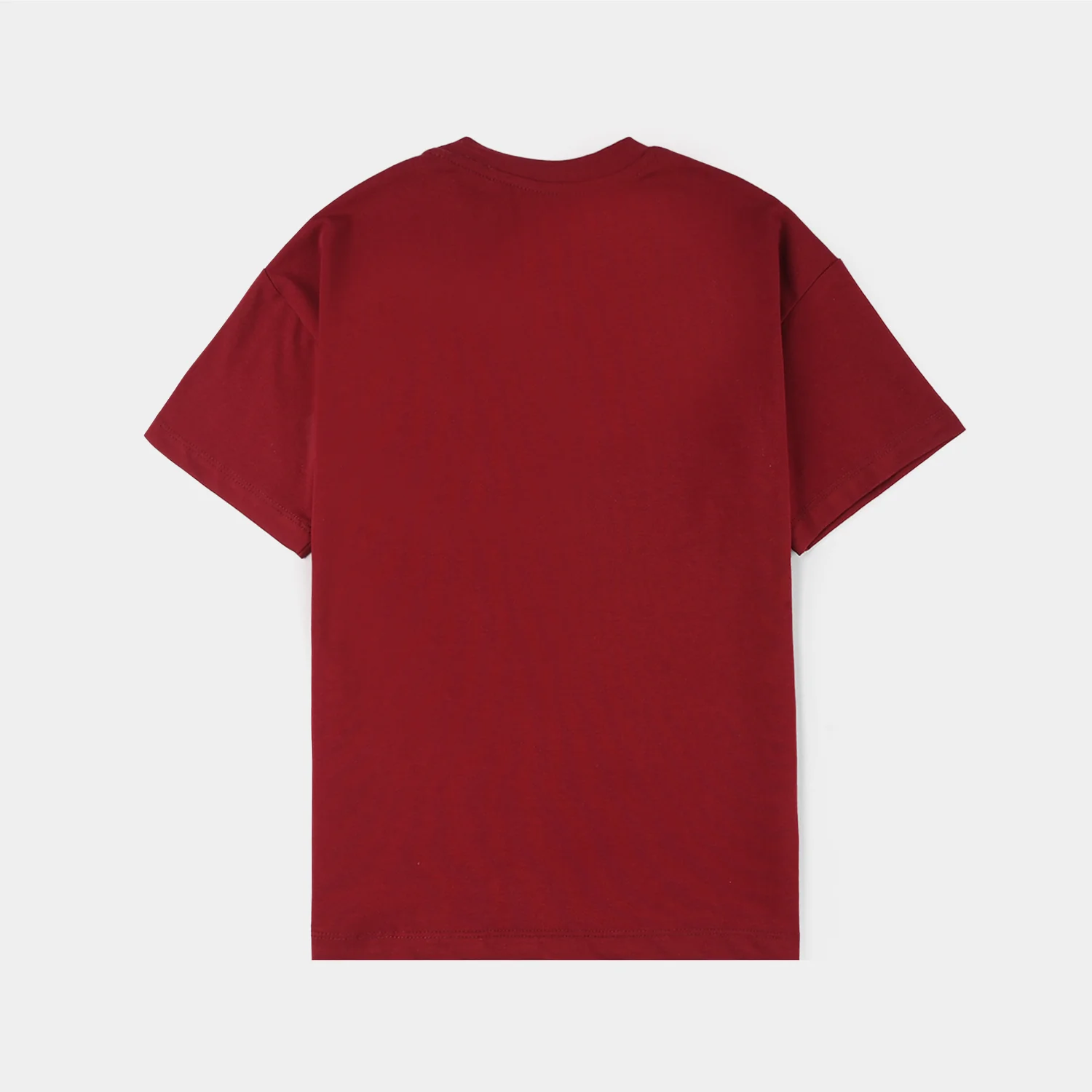 Girls Lycra Jersey T-Shirt (Gift Box) - Maroon - Image 4