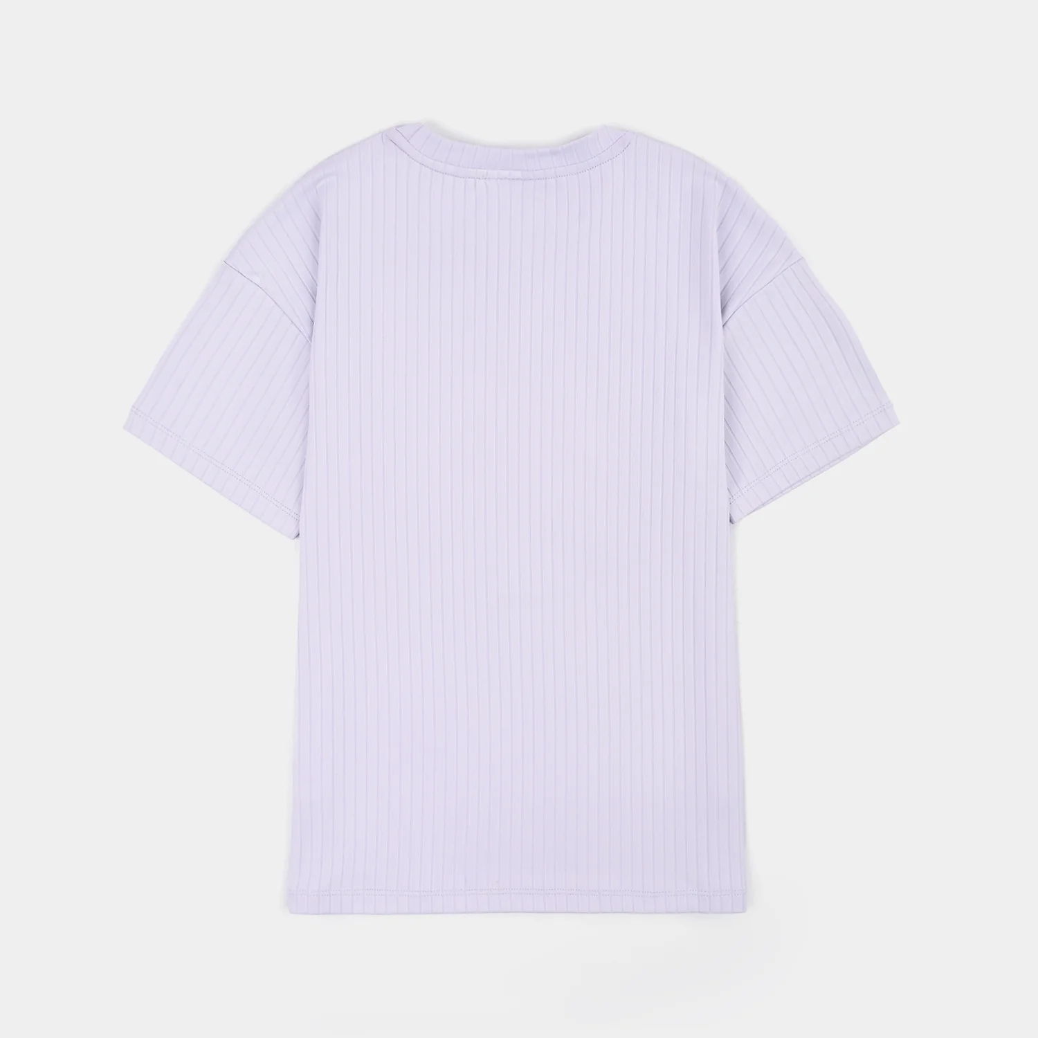 Girls Lycra Jersey T-Shirt Stitch-Lilac - Image 6