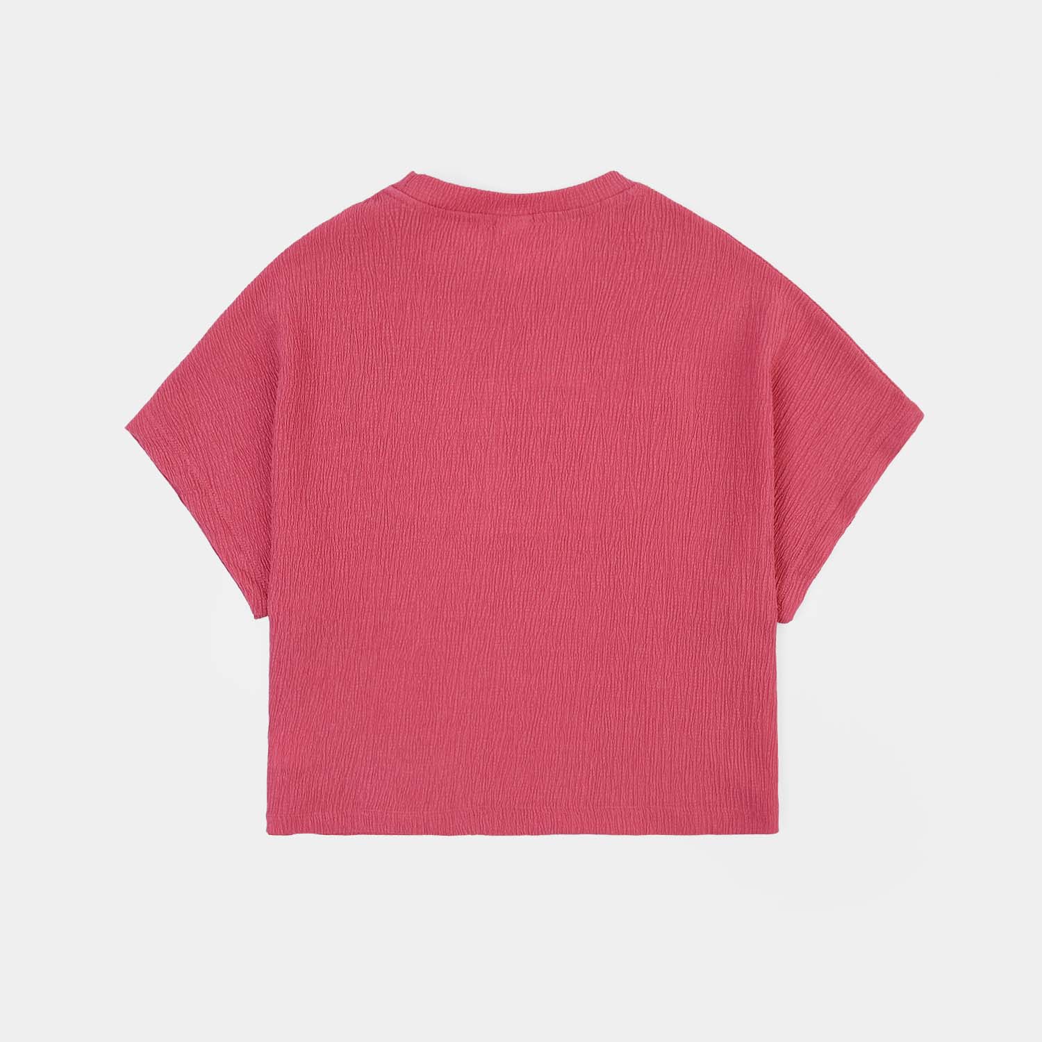 Girls Poly Crinkle 2 Piece suit Unique-Pink - Image 10