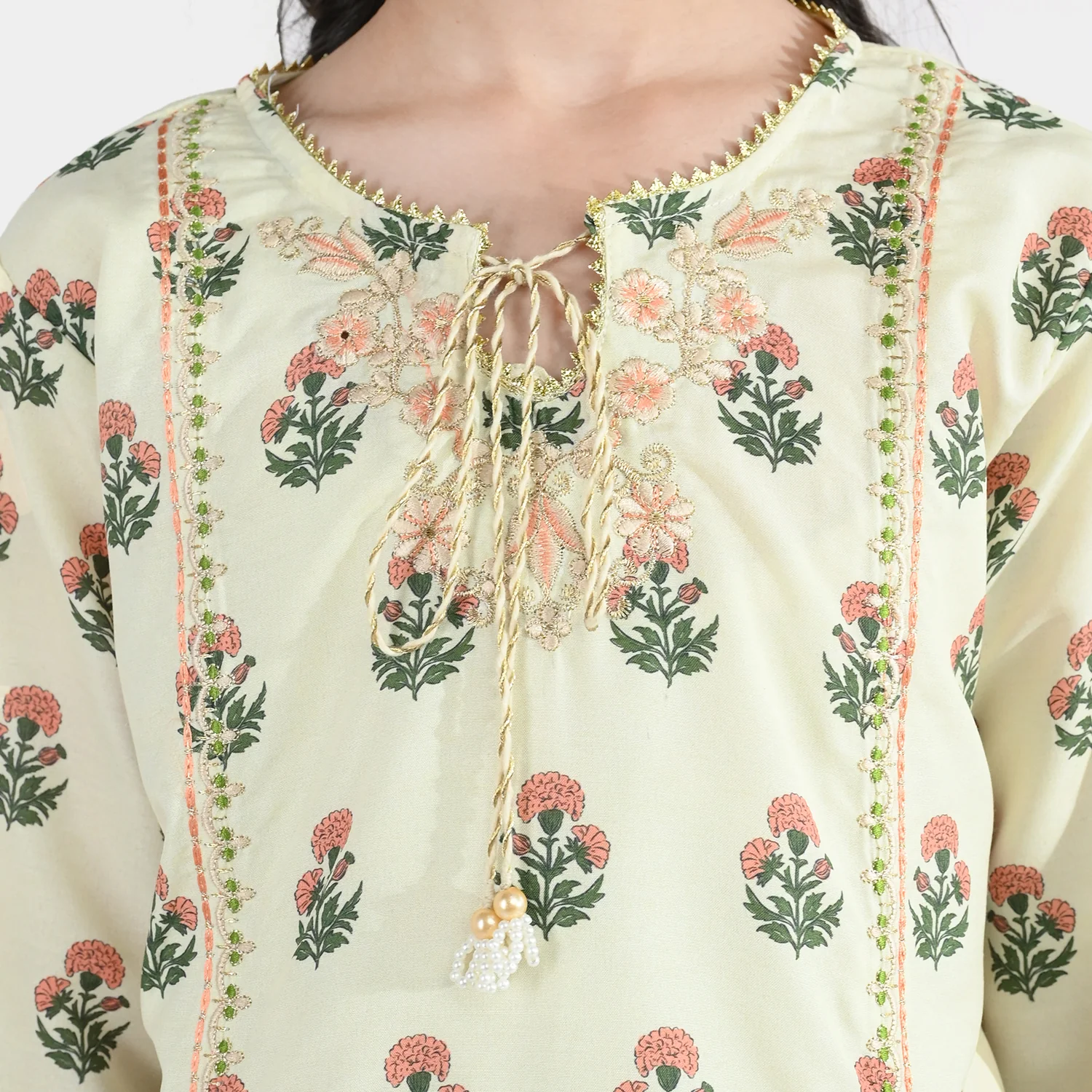 Girls Poly Lawn 2Pcs Suit Bird - Image 5
