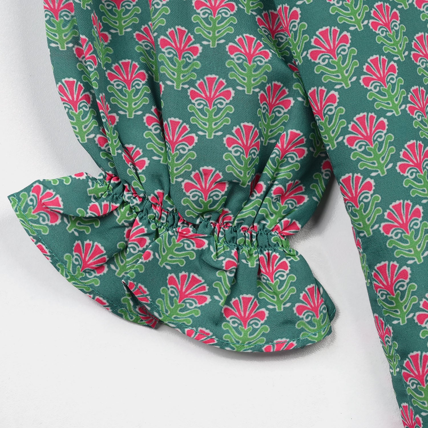 Girls Poly Mesh Printed 2Pcs - Multi - Image 4