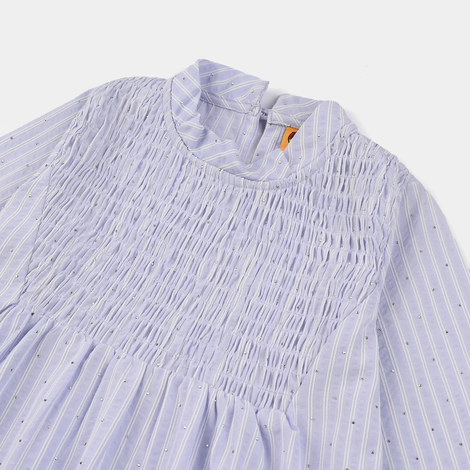 Girls Poly Net Casual Top Smoking - Lilac - Image 2