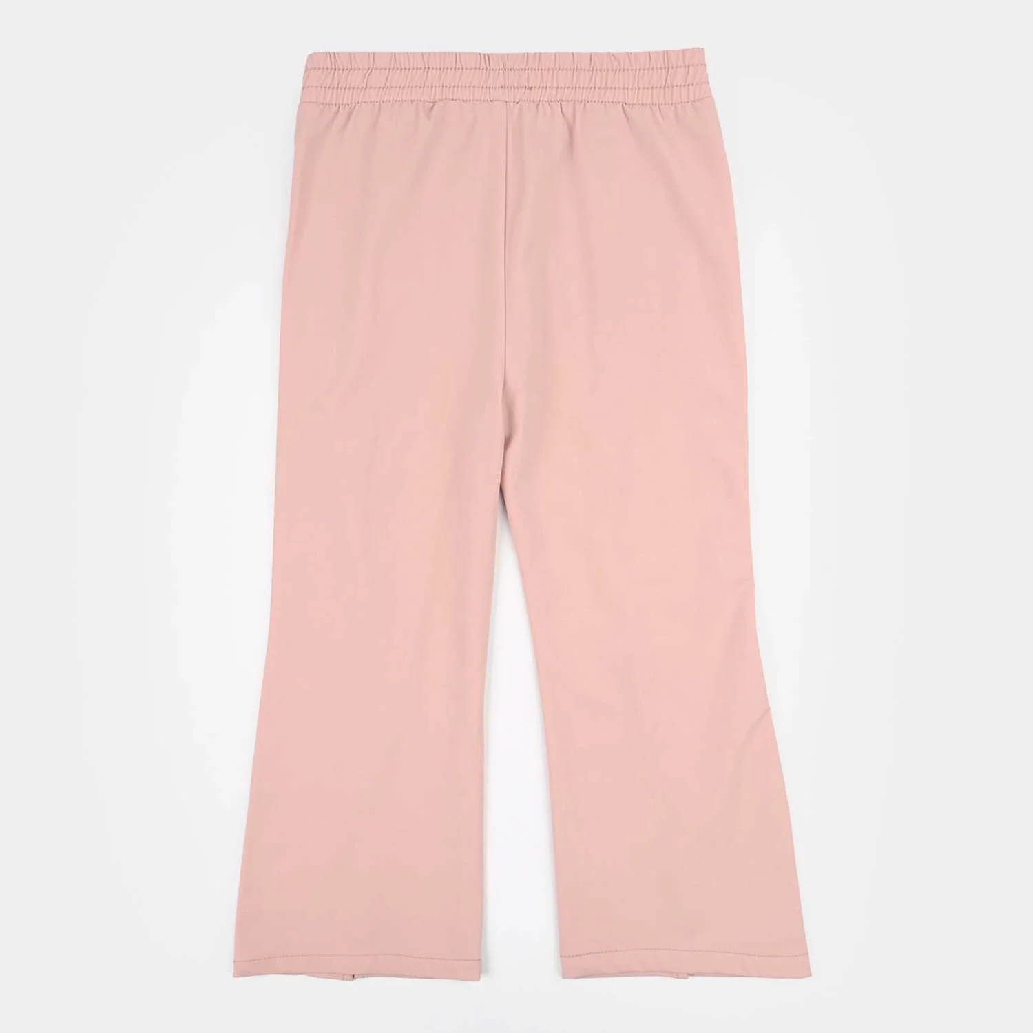 Girls Poly Twill Jeggings (Flared) - Pink - Image 4