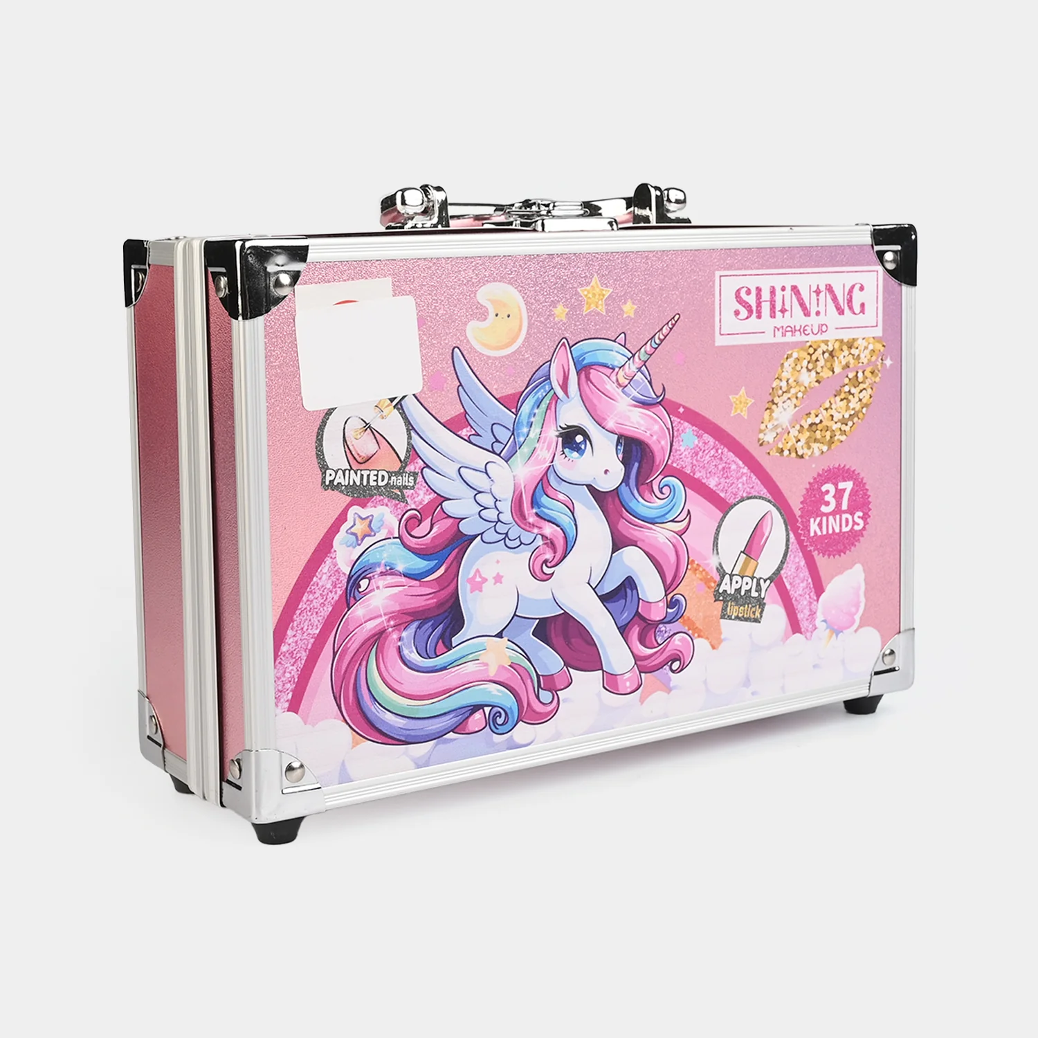 Girls Premium Vanity Case Makeup Set with Mirror - Image 3