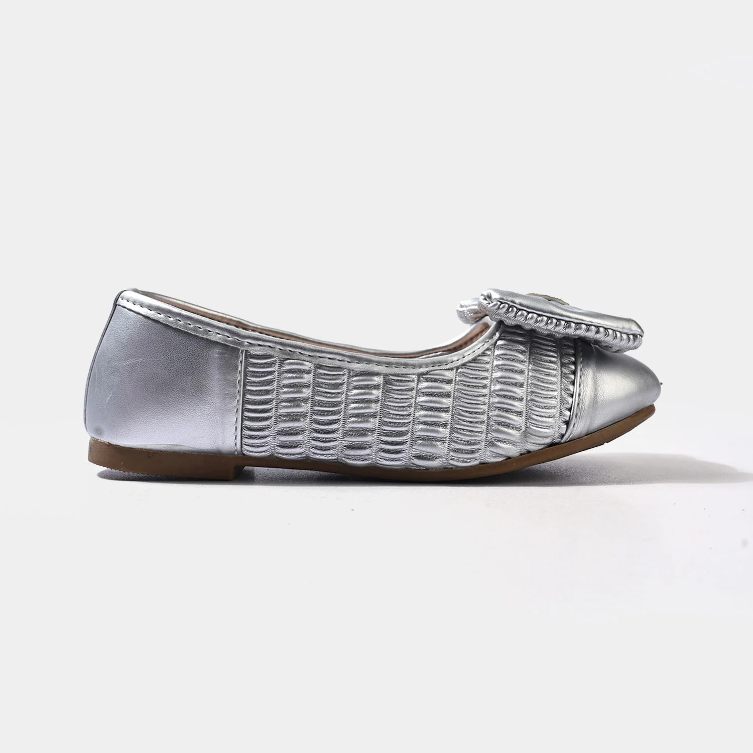 Girls Pumps 11-134-SILVER - Image 4