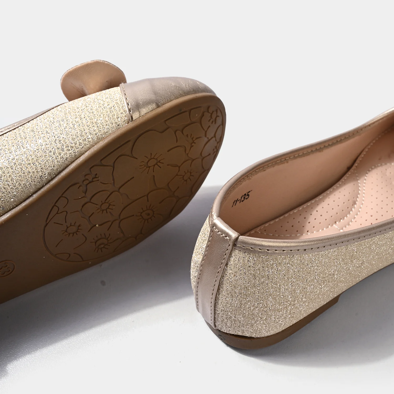 Girls Pumps 11-135-GOLDEN - Image 2
