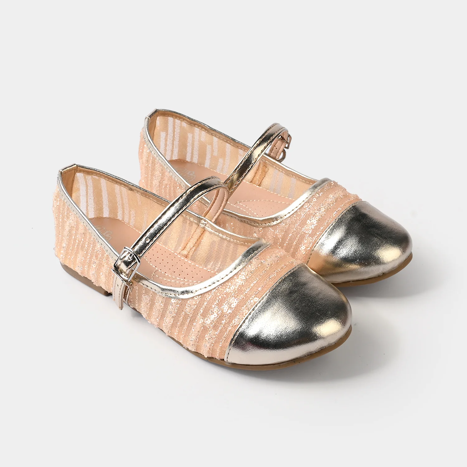 Girls Pumps 11-150-GOLDEN - Image 4