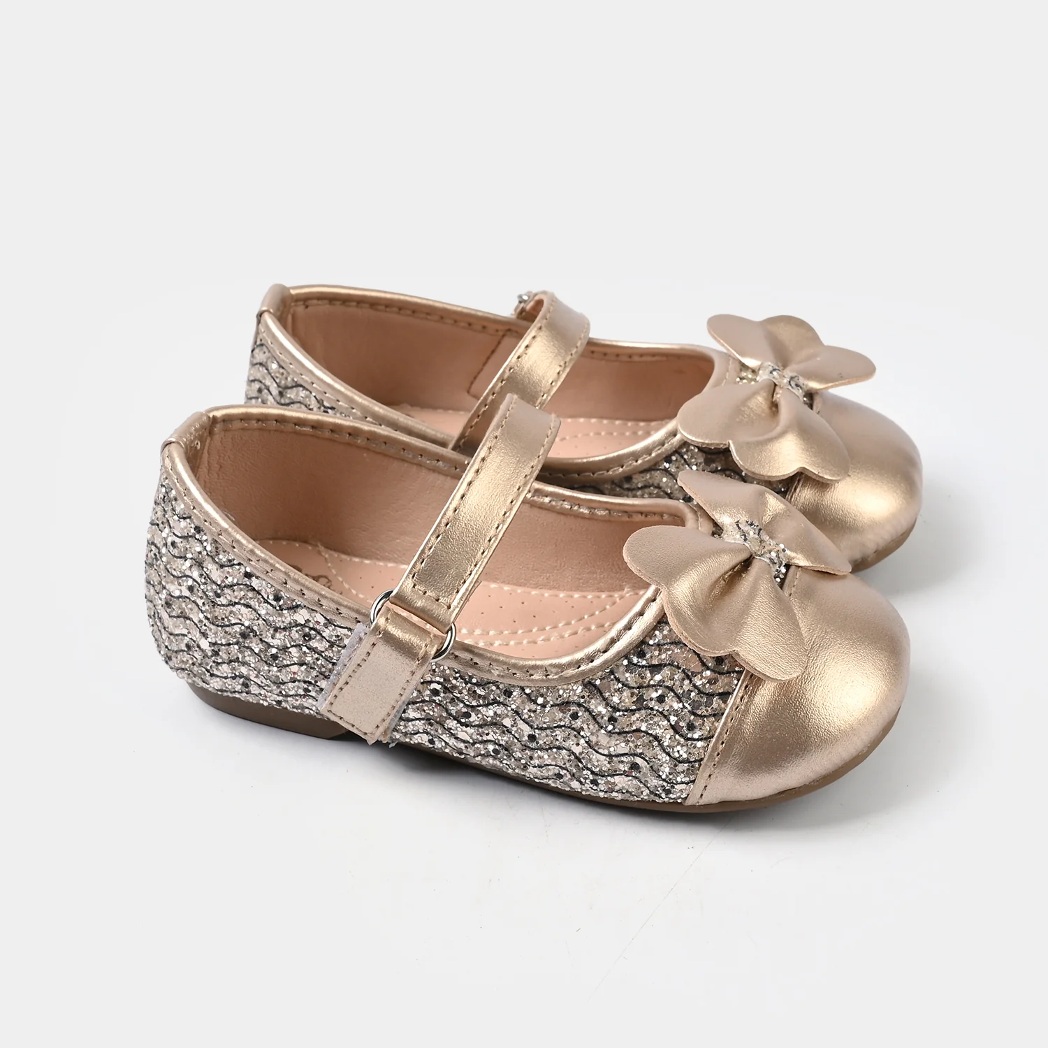 Girls Pumps 11-154-GOLDEN - Image 3