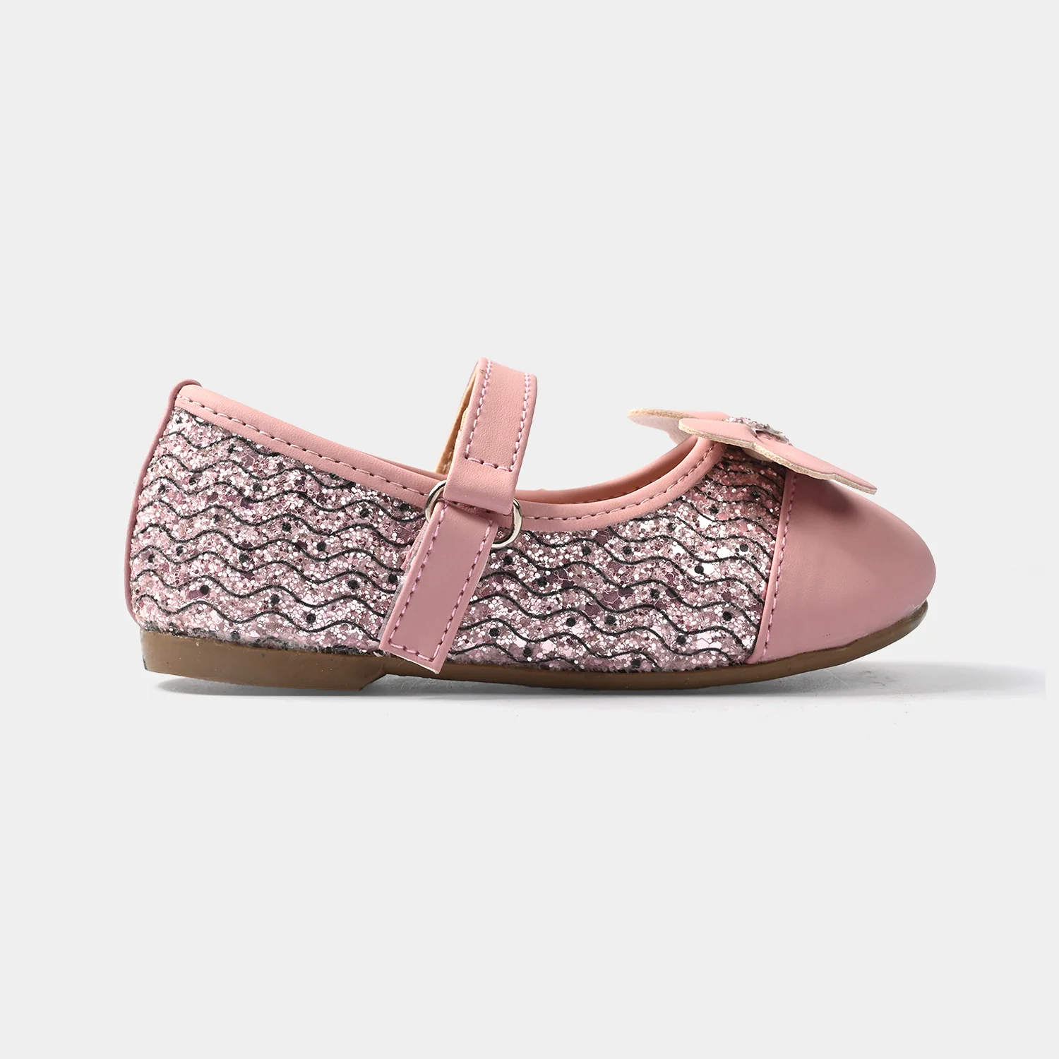 Girls Pumps 11-154-PINK - Image 4