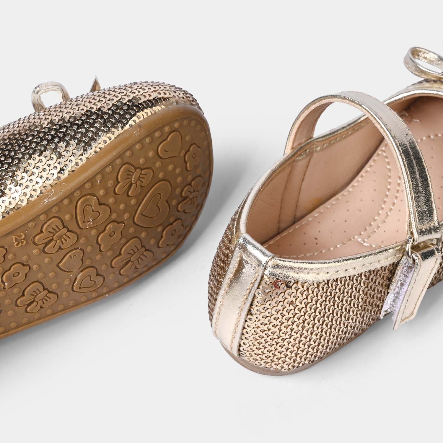 Girls Pumps 11-158-GOLDEN - Image 2