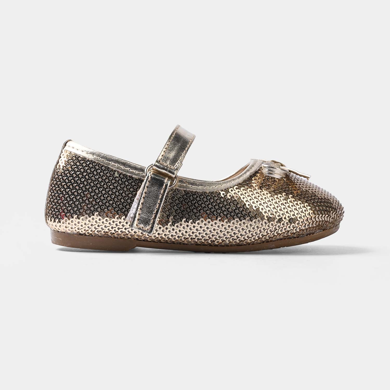 Girls Pumps 11-158-GOLDEN - Image 4