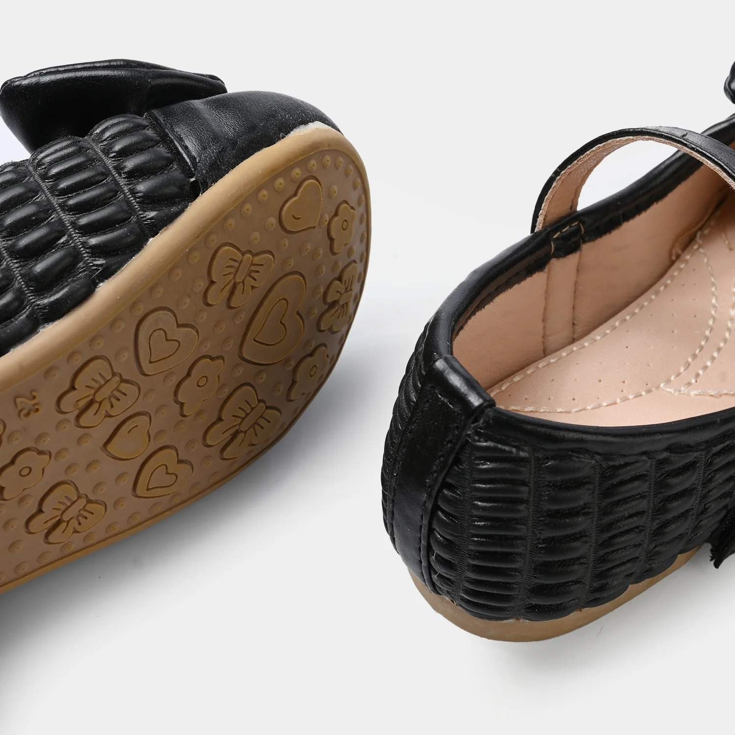 Girls Pumps 11-160-BLACK - Image 2