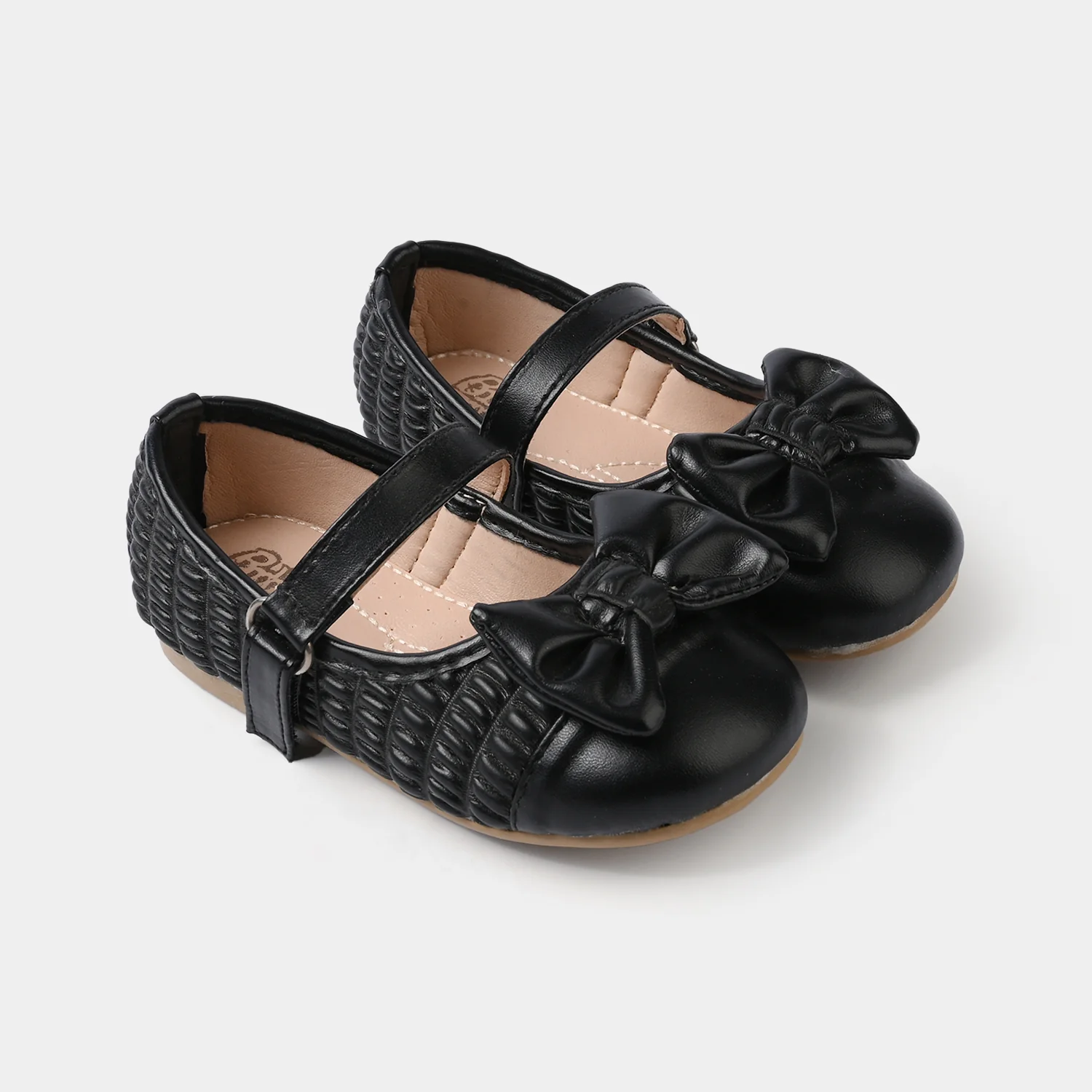 Girls Pumps 11-160-BLACK - Image 3