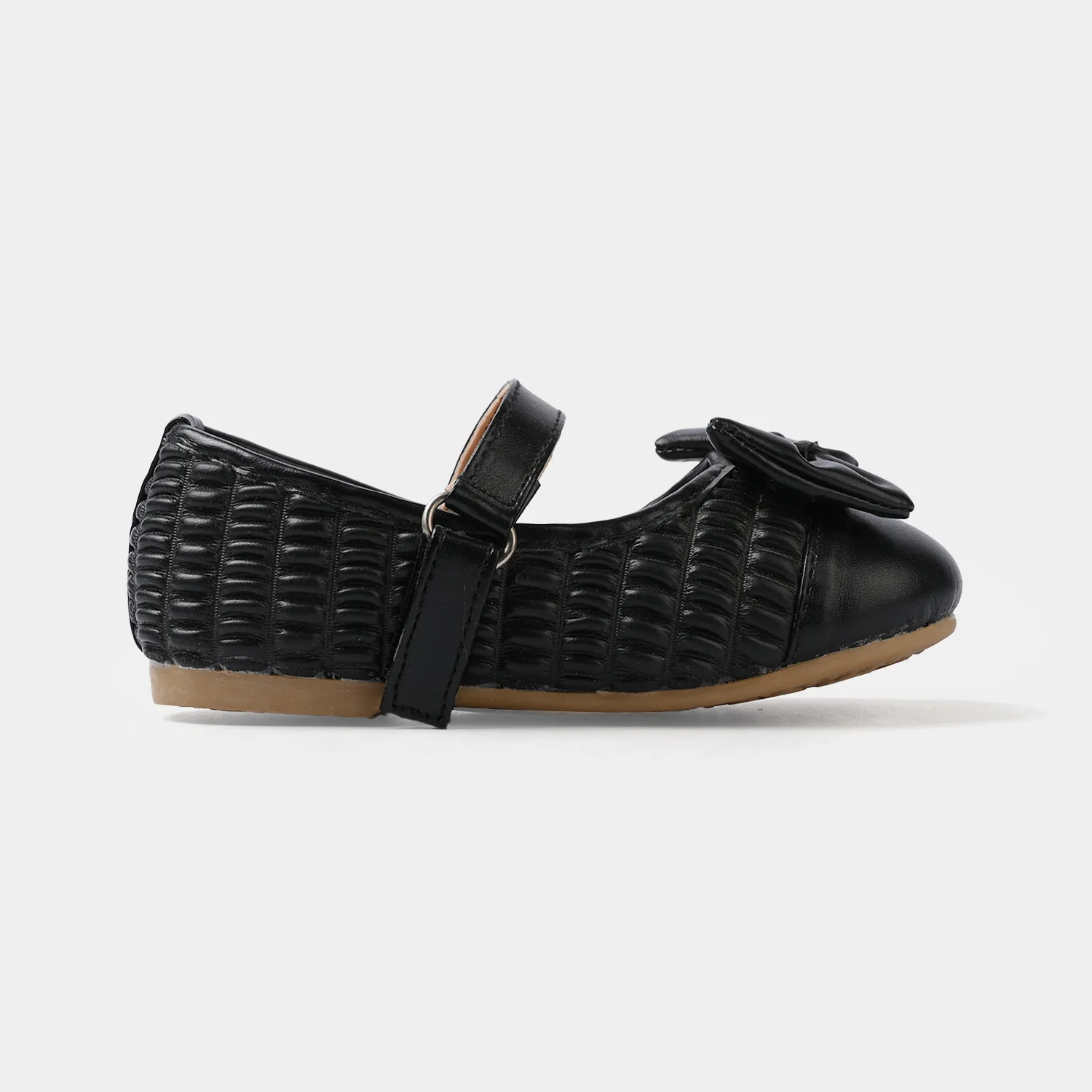 Girls Pumps 11-160-BLACK - Image 4
