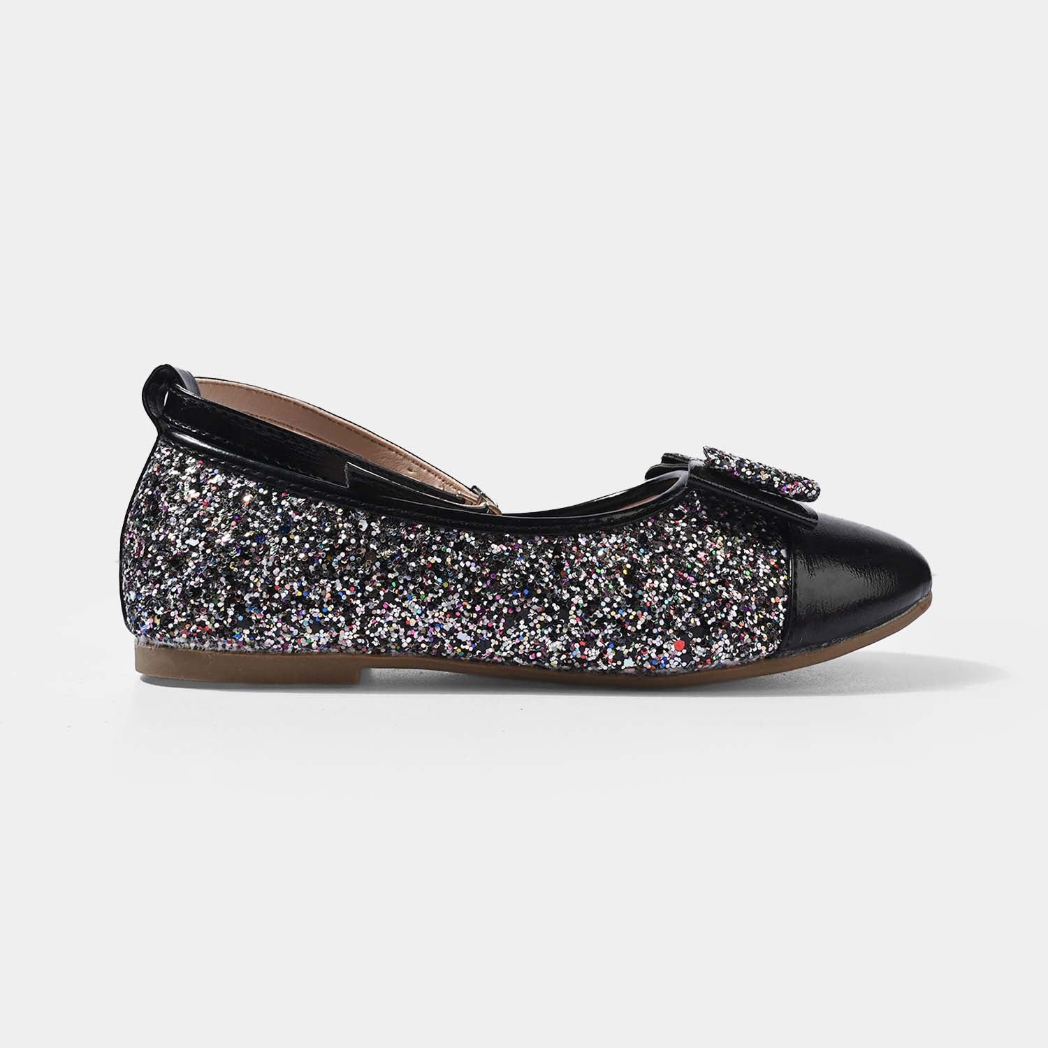 Girls Pumps 1347-BLACK - Image 3