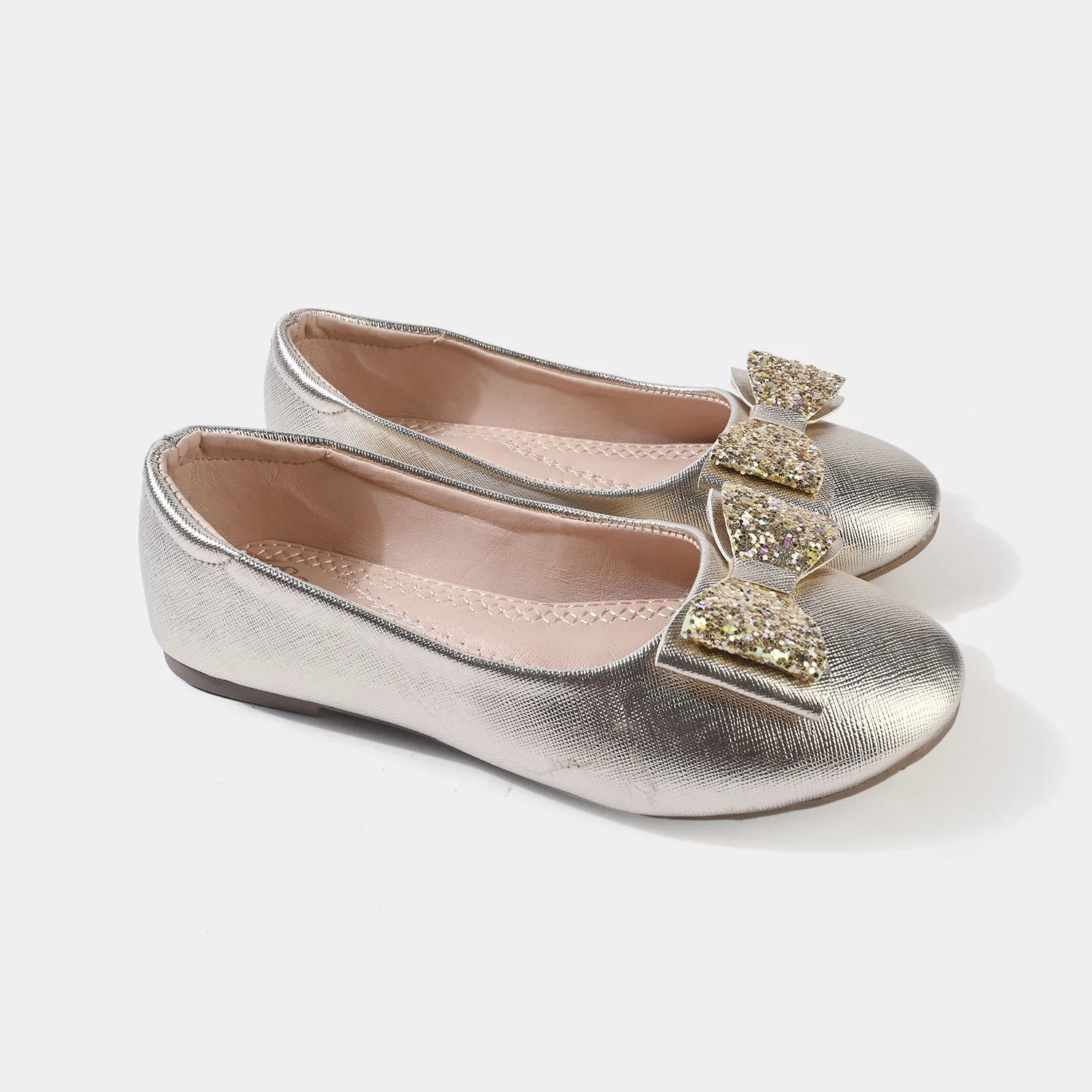 Girls Pumps 1359-Golden - Image 3