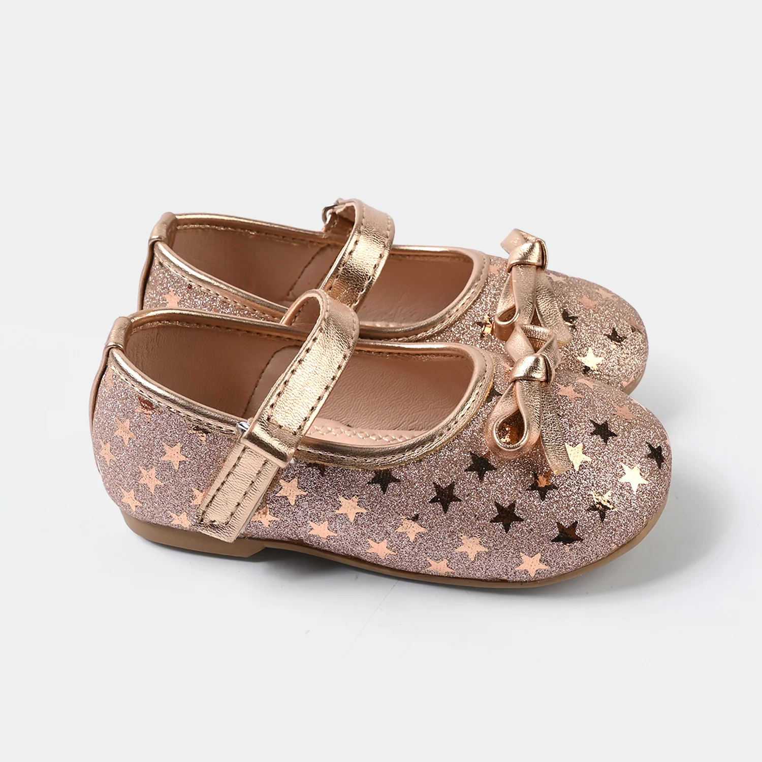 Girls Pumps 1360-CHAMPAGNE - Image 3