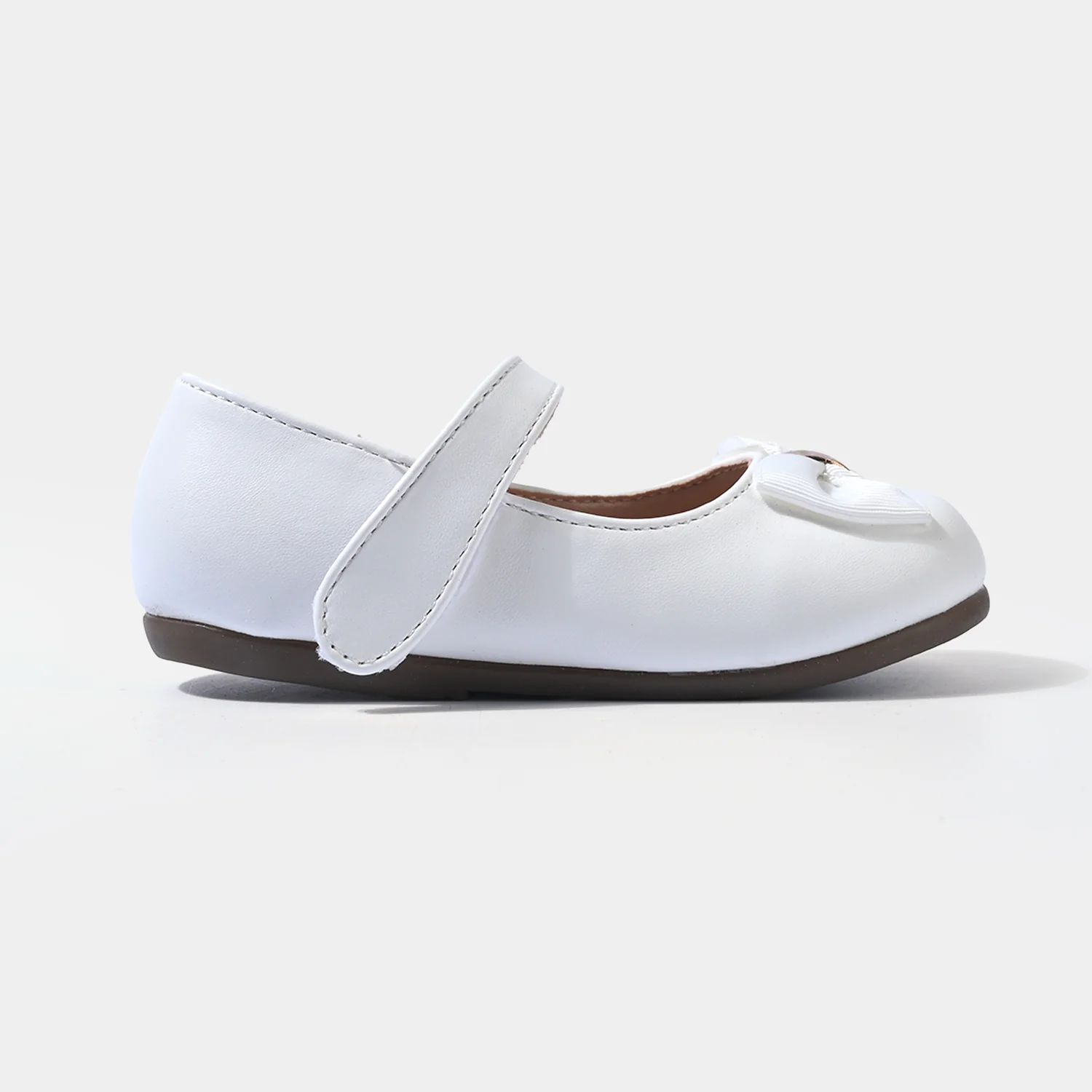 Girls Pumps 185-2-White - Image 4