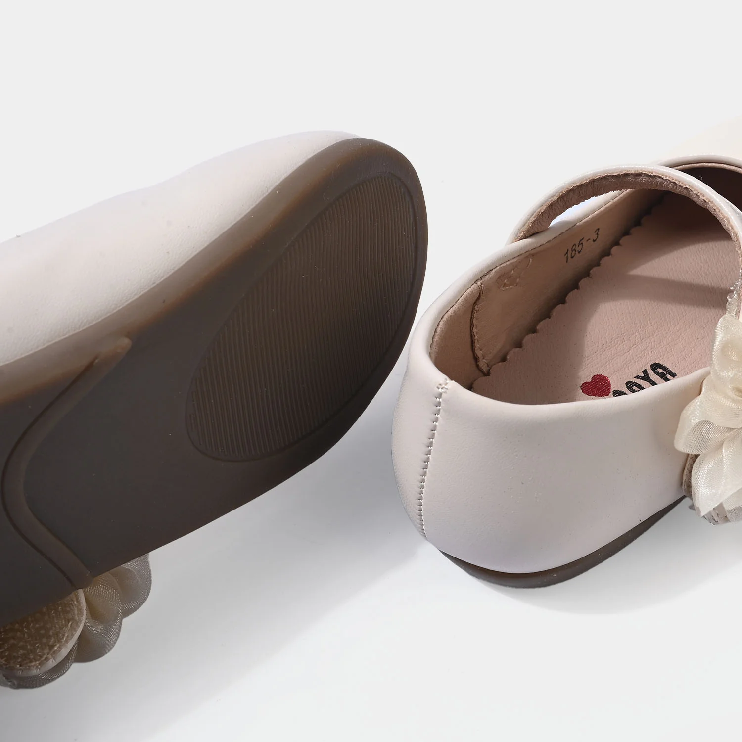 Girls Pumps 185-3-BEIGE - Image 2