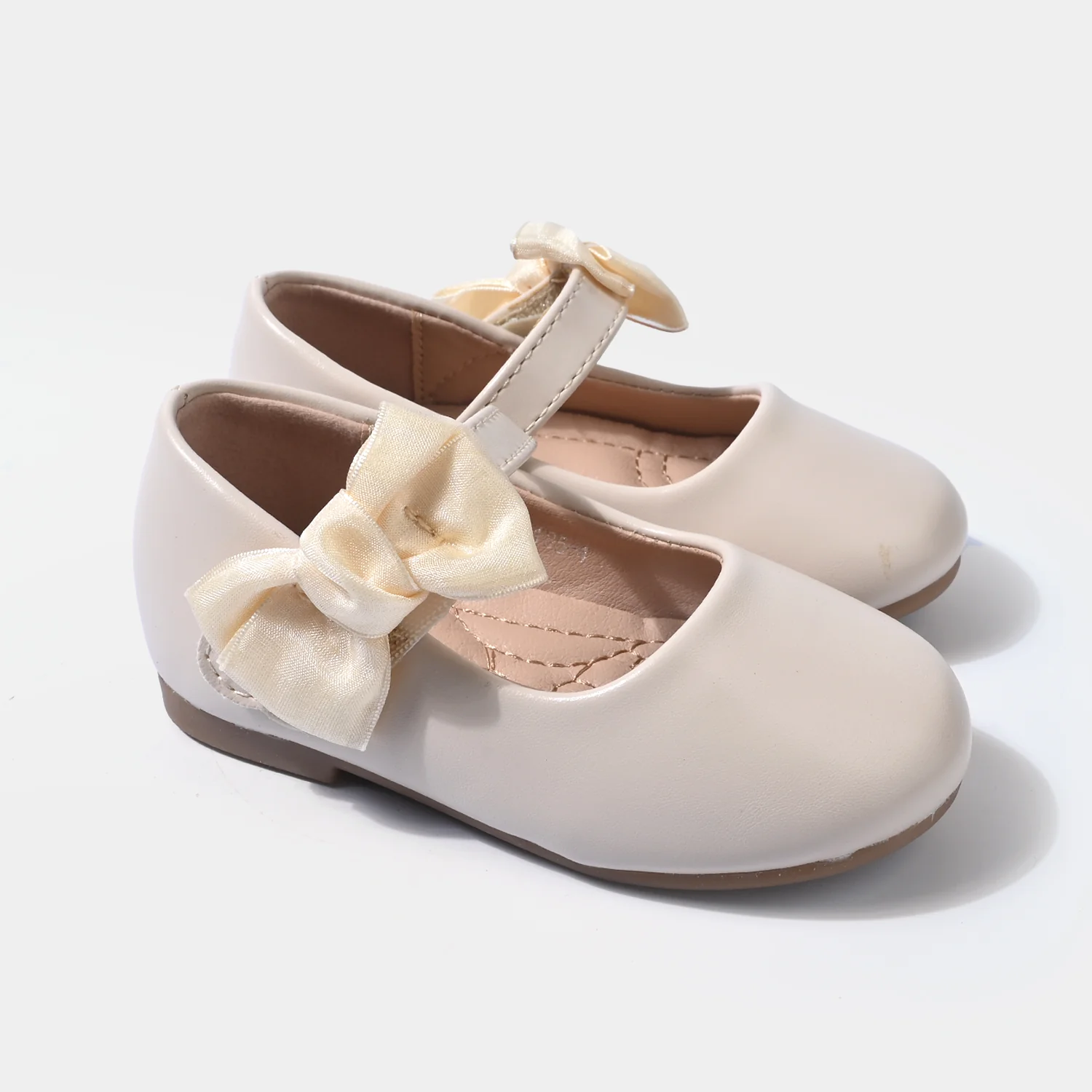 Girls Pumps 185-4-BEIGE - Image 3