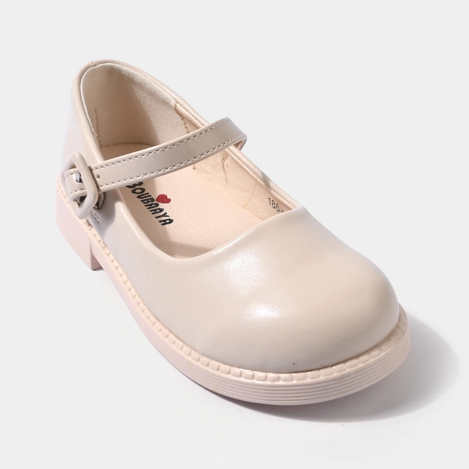 Girls Pumps 186-3-BEIGE