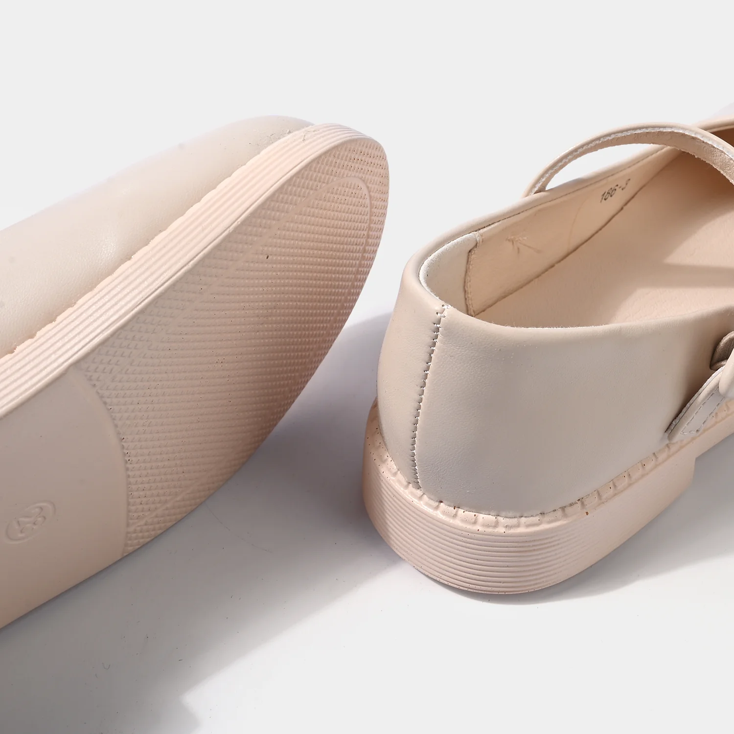 Girls Pumps 186-3-BEIGE - Image 2