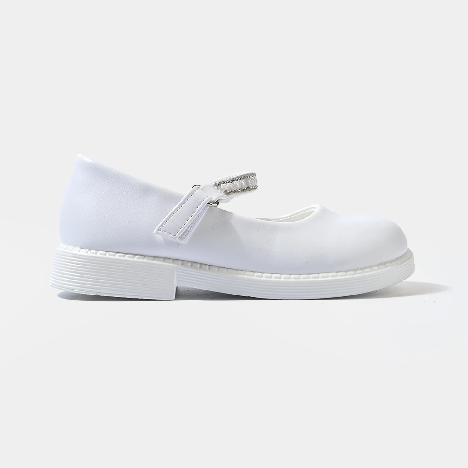 Girls Pumps 186-4-White - Image 4