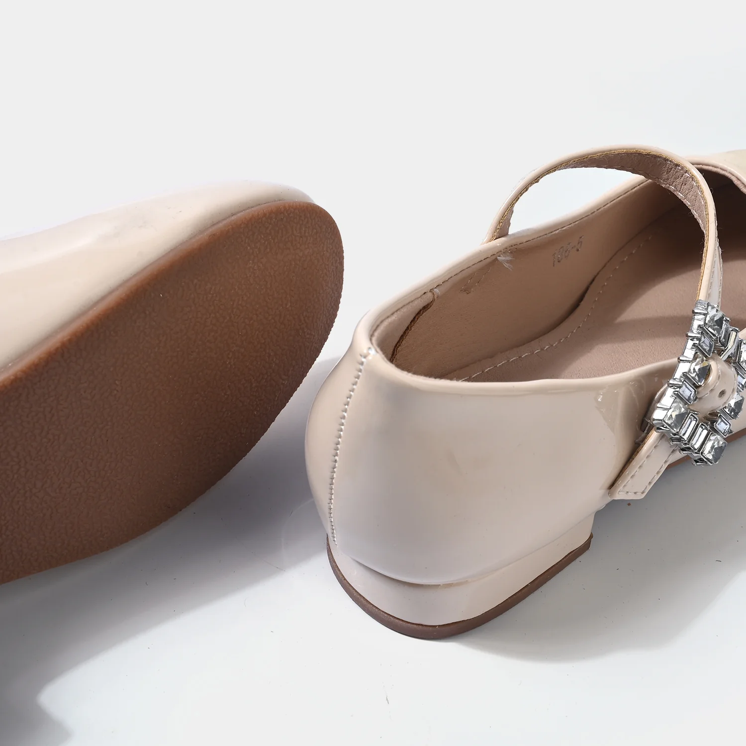 Girls Pumps 186-5-BEIGE - Image 2