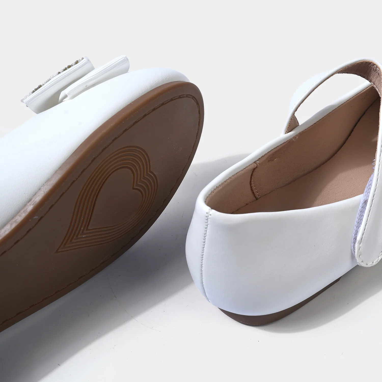 Girls Pumps 187-5-White - Image 2