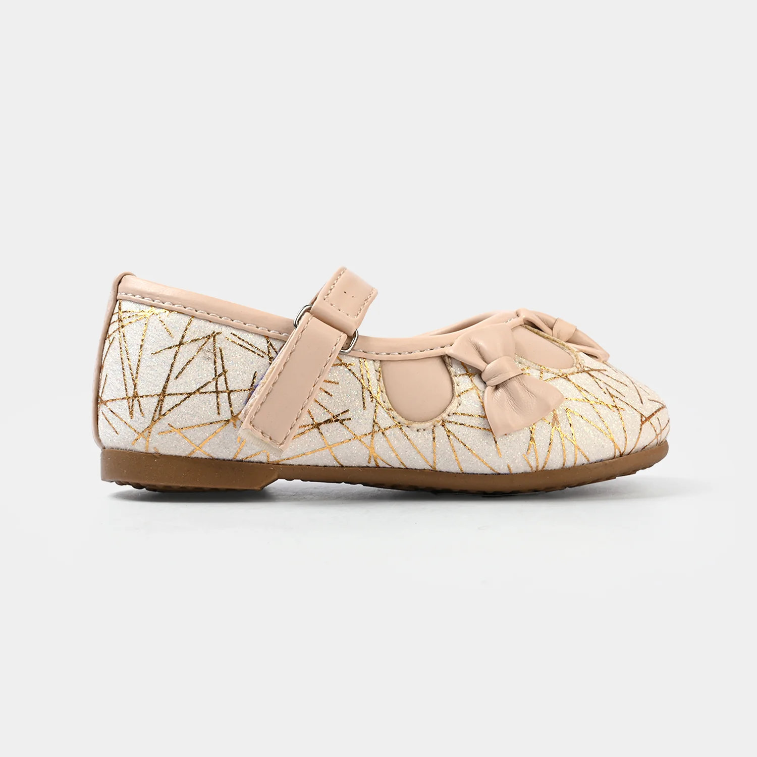 Girls Pumps BS-012-BEIGE - Image 4