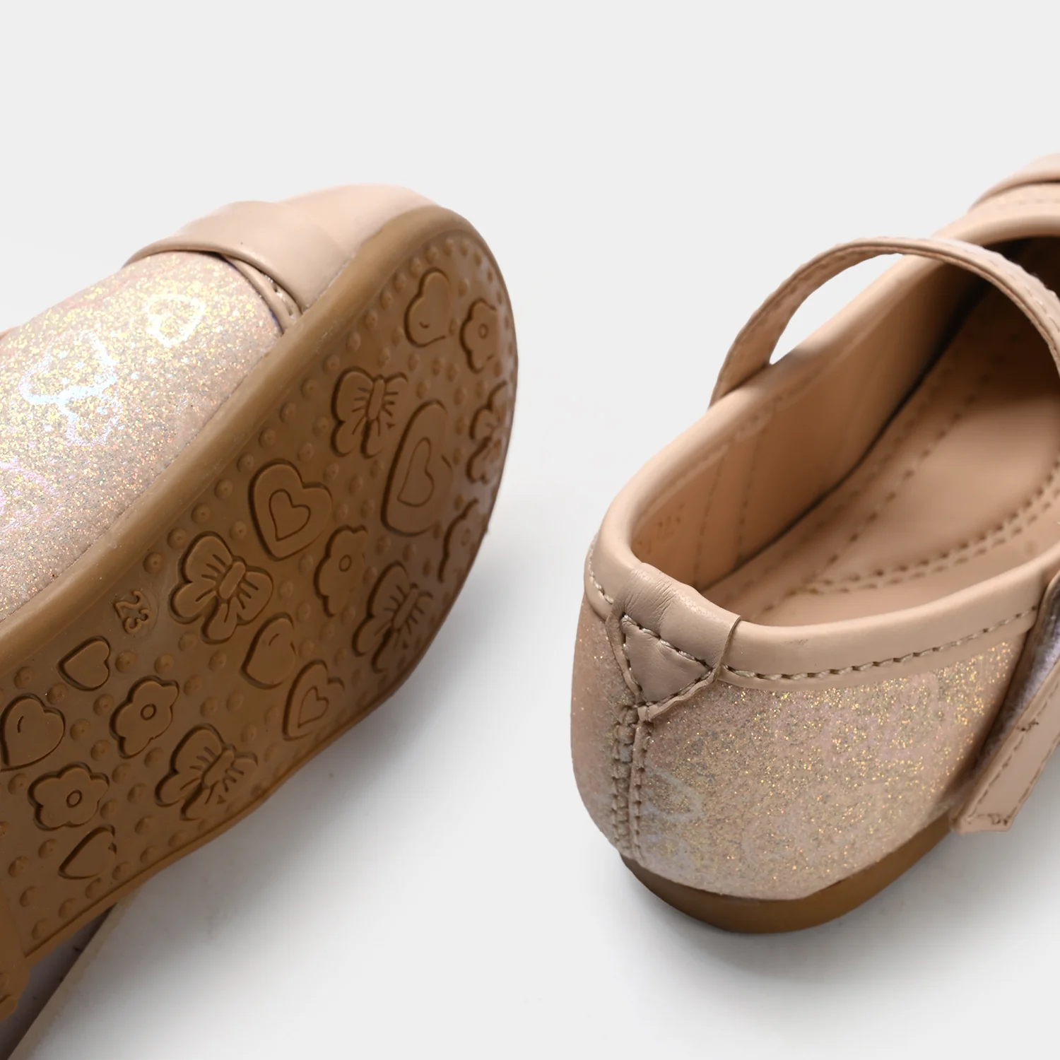 Girls Pumps BS-013-BEIGE - Image 2